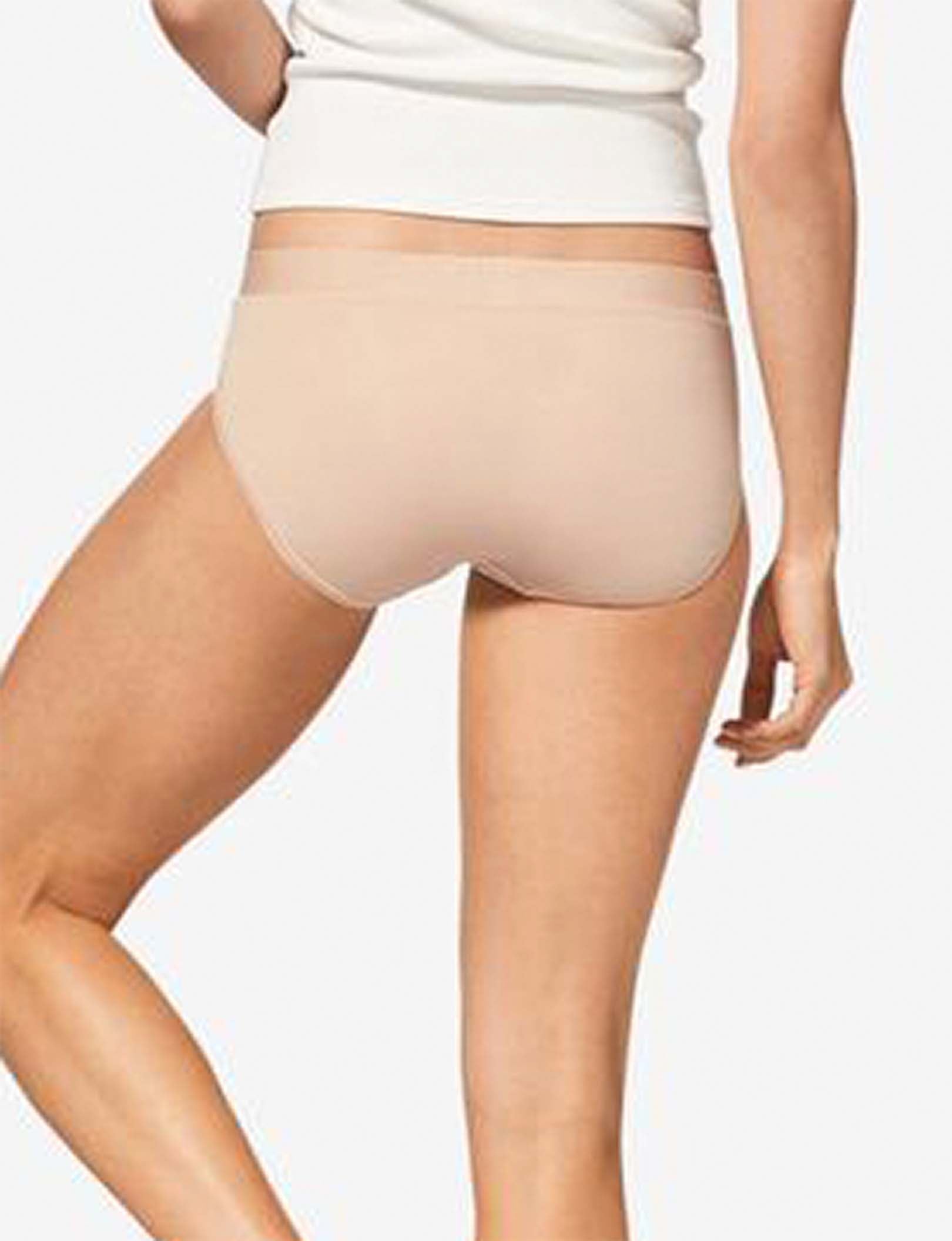 Women's Cool Cotton Brief (3-Pack)::Tan/Natural Leopard/Grey