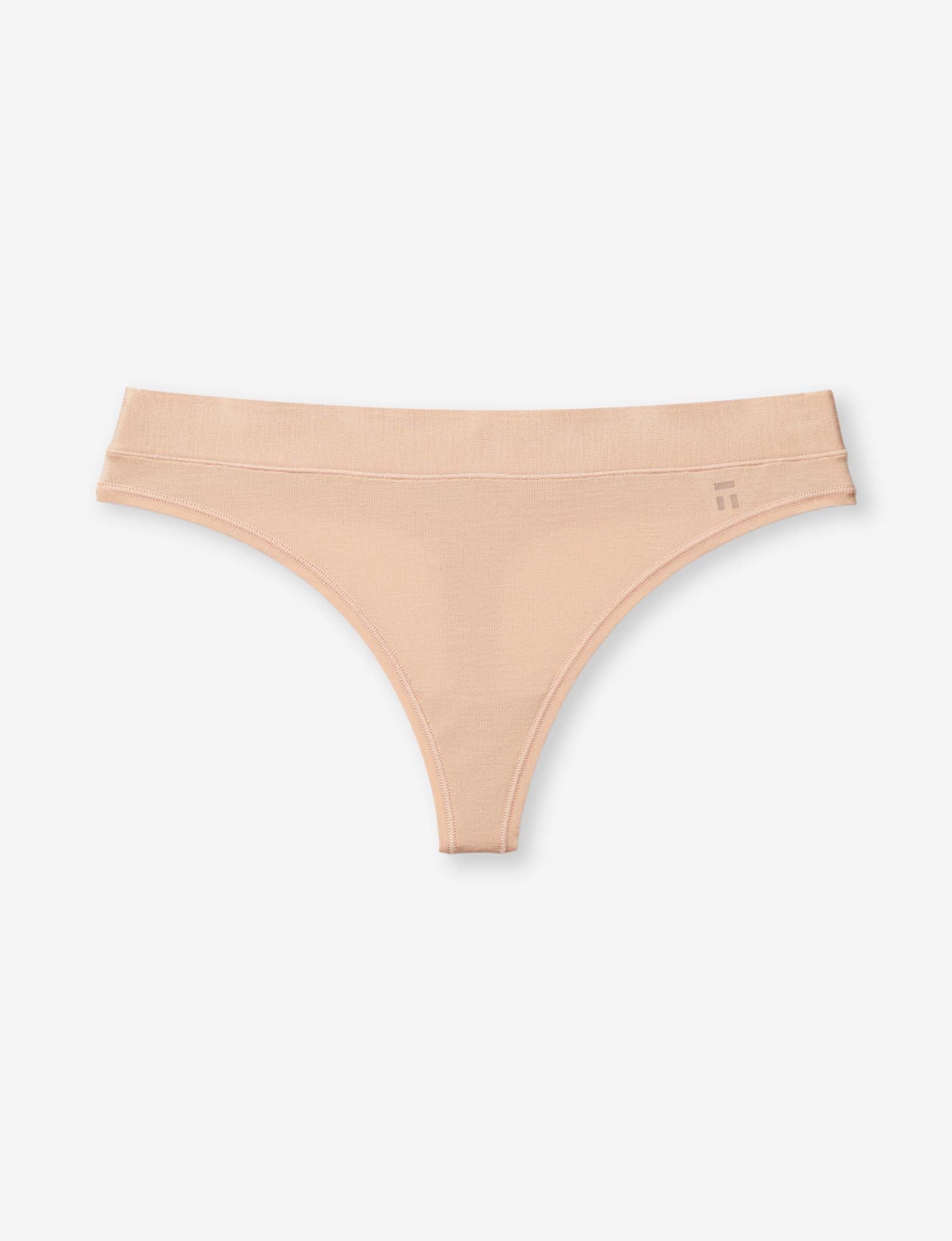 Women's Second Skin Thong::Maple Sugar