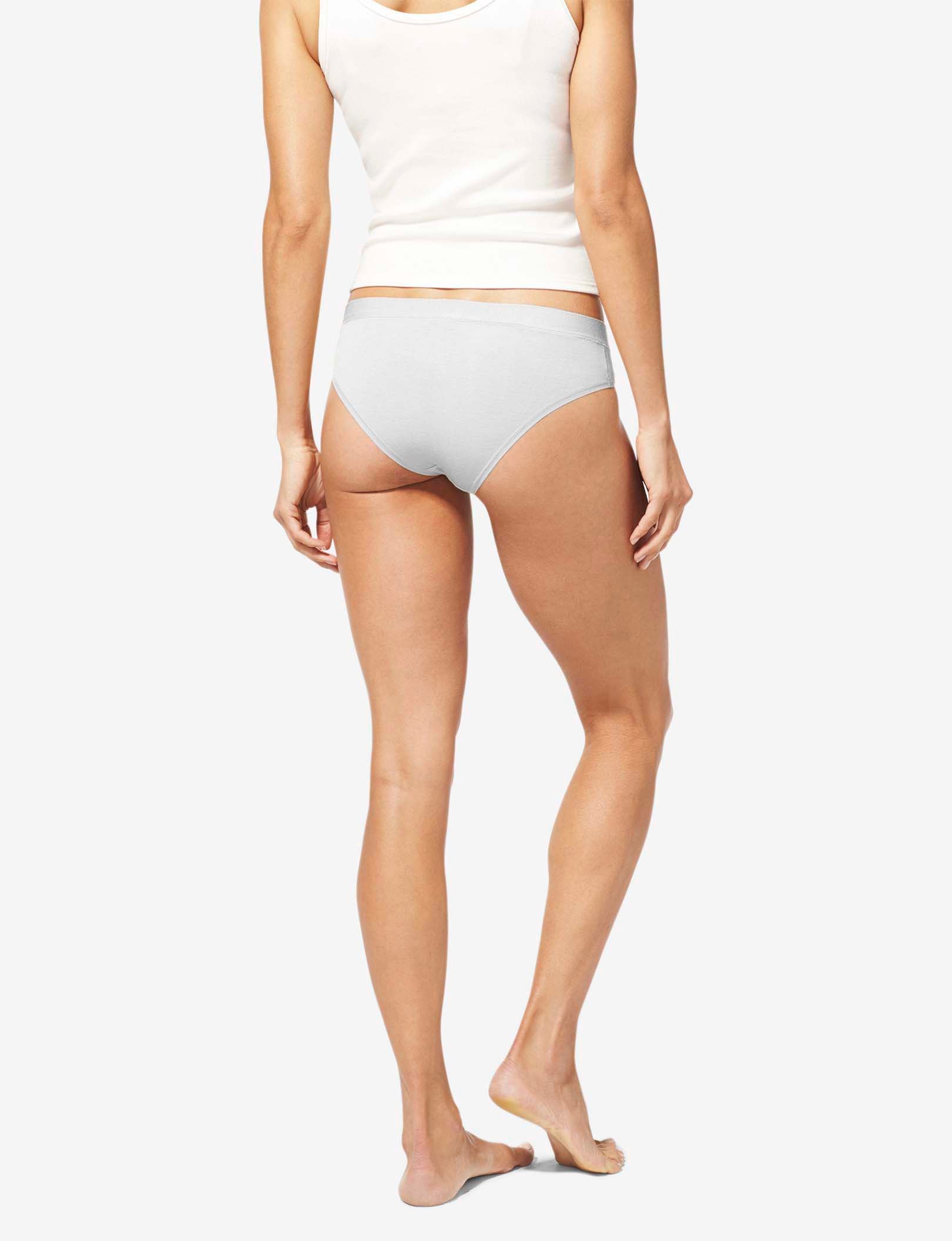 Women's Second Skin Cheeky::White