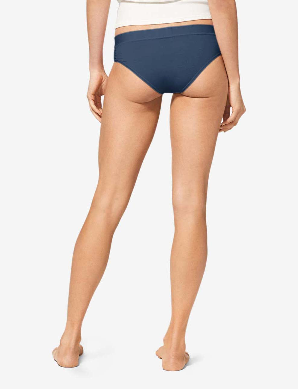 Women's Second Skin Cheeky::Dress Blues