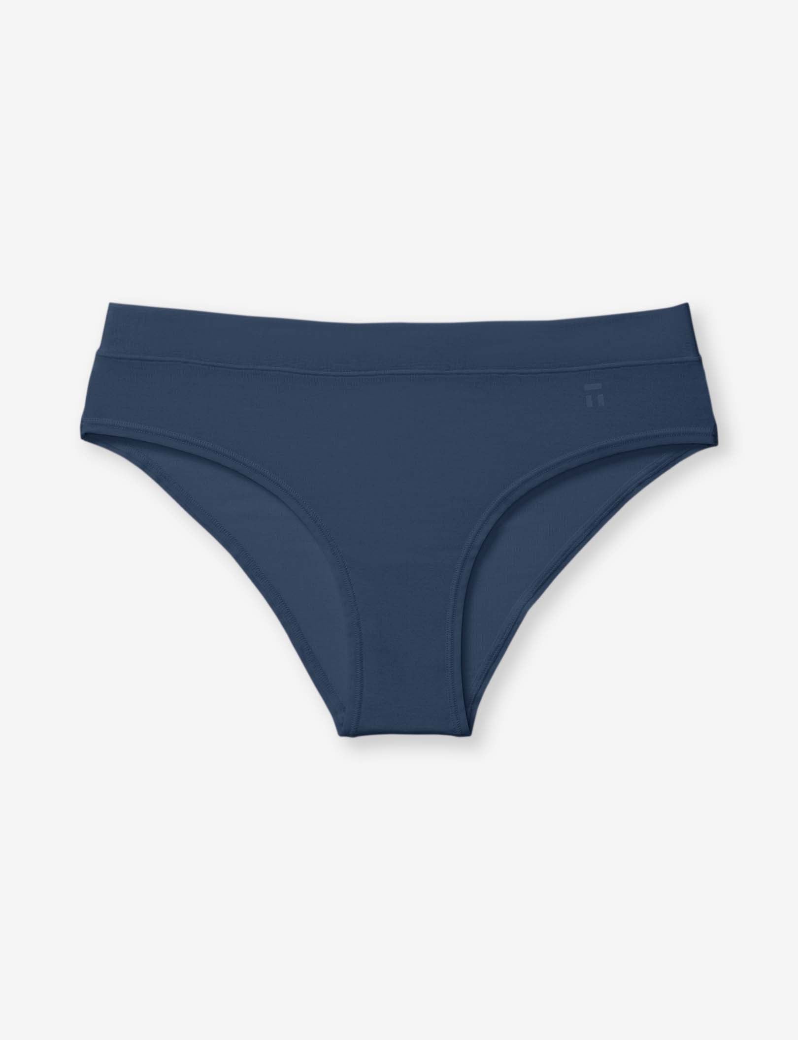 Women's Second Skin Cheeky::Dress Blues