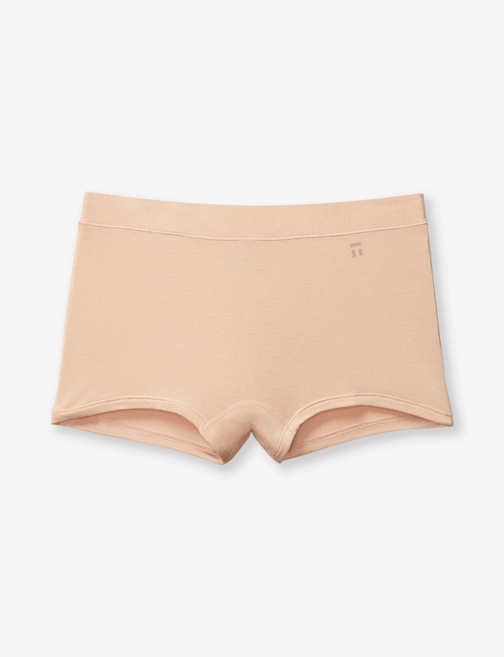Women's Second Skin Boyshort::Maple Sugar