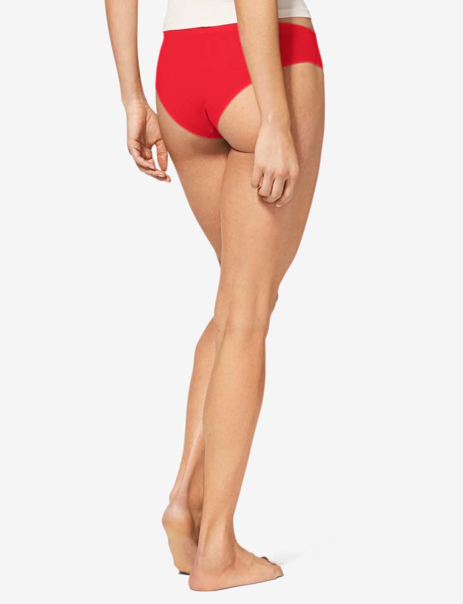 Women's Air Mesh Cheeky, Solid::Haute Red