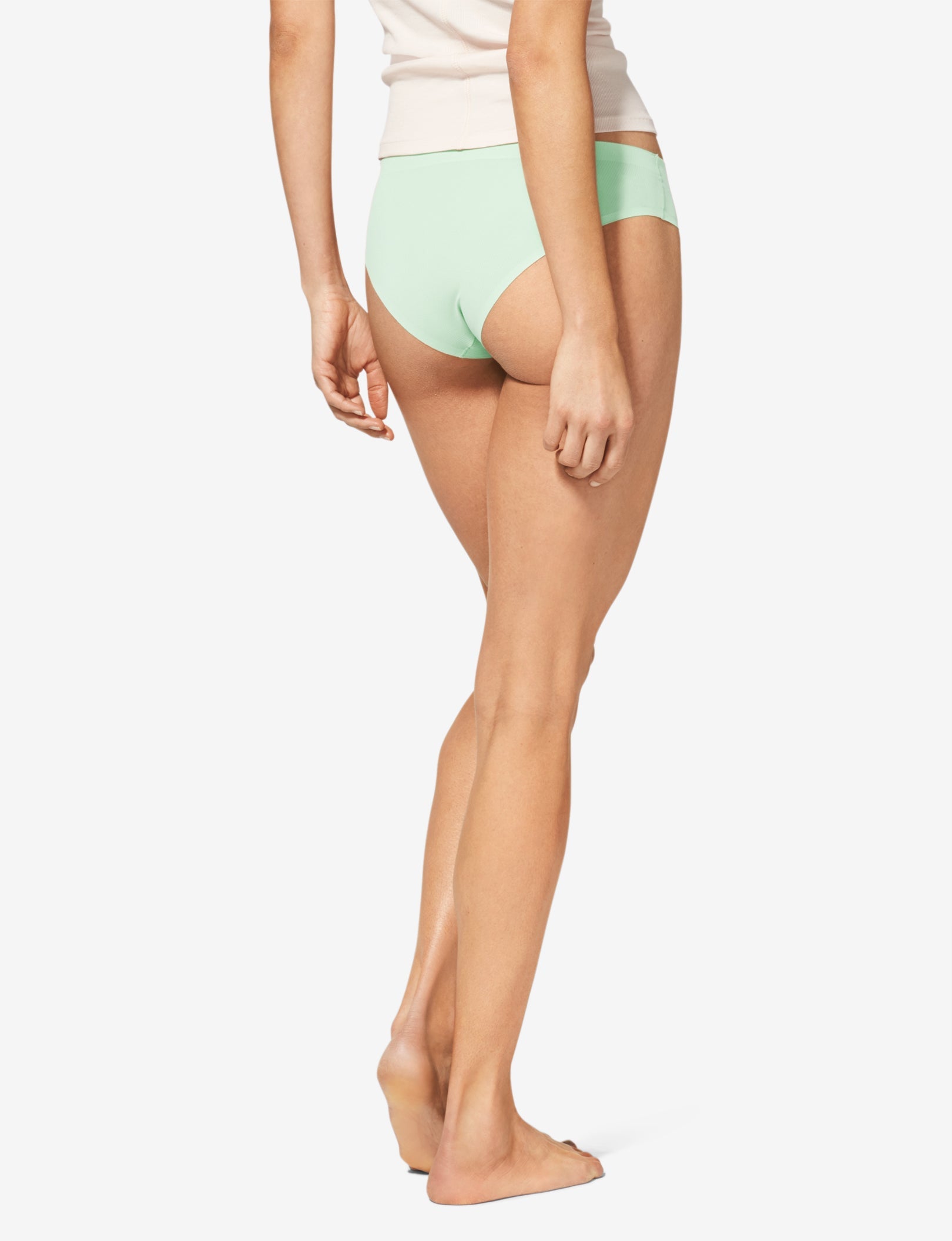 Women's Air Mesh Cheeky, Solid::Misty Jade