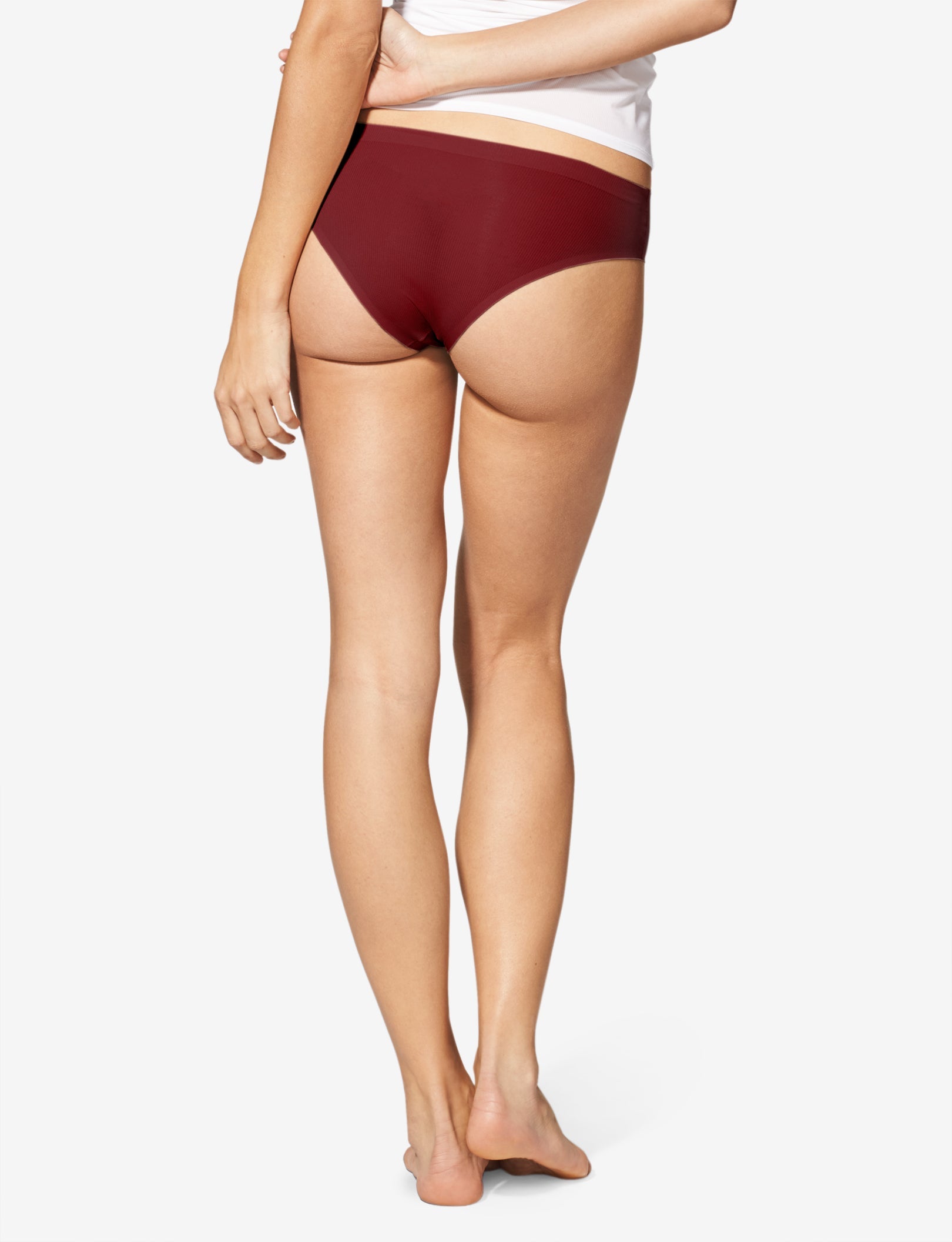 Women's Air Mesh Cheeky, Solid::Syrah