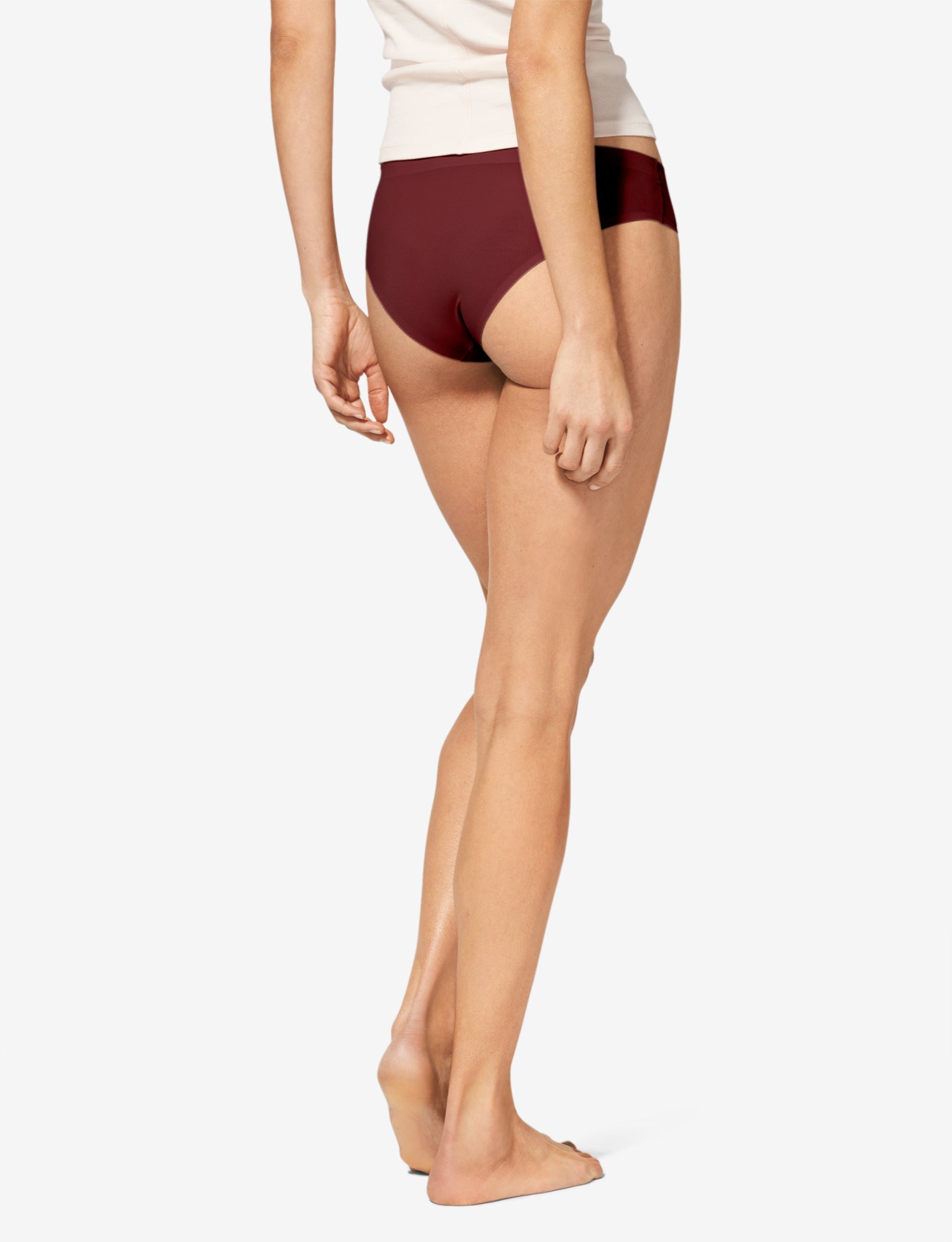 Women's Air Mesh Cheeky, Solid::Syrah
