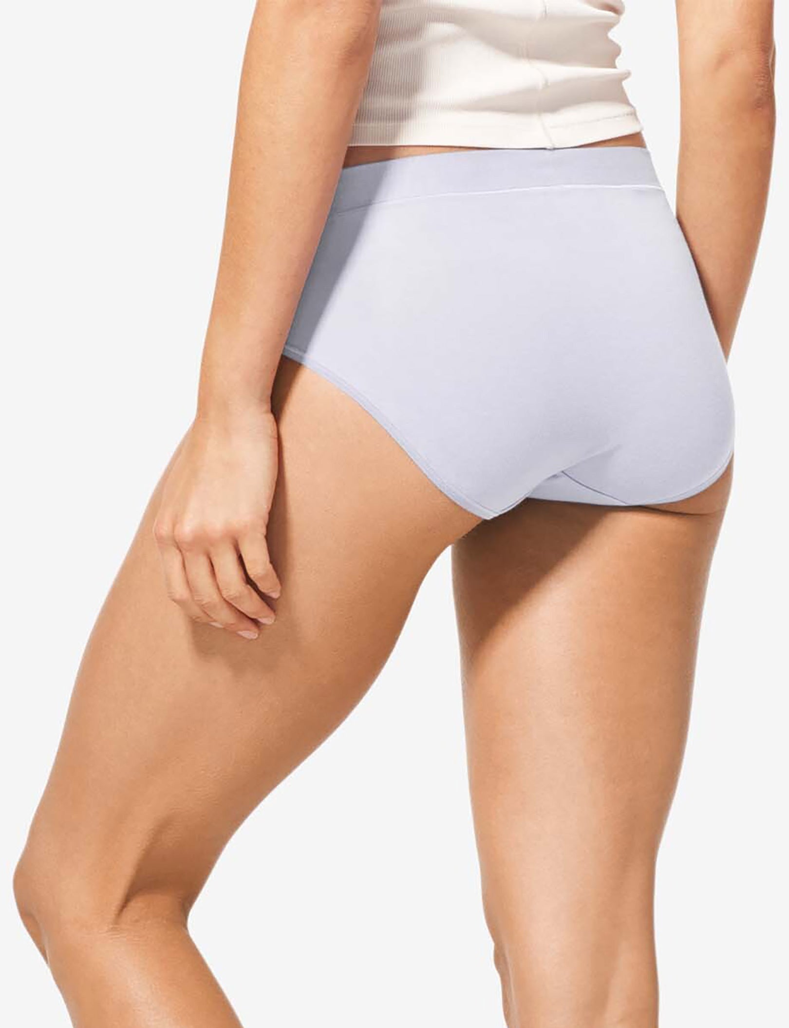 Women's Cool Cotton Brief::Purple Heather