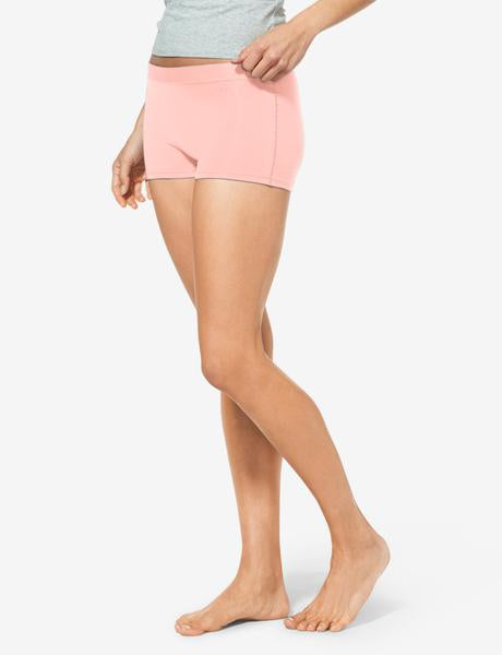 Women's Cool Cotton Boyshort::Chintz Rose
