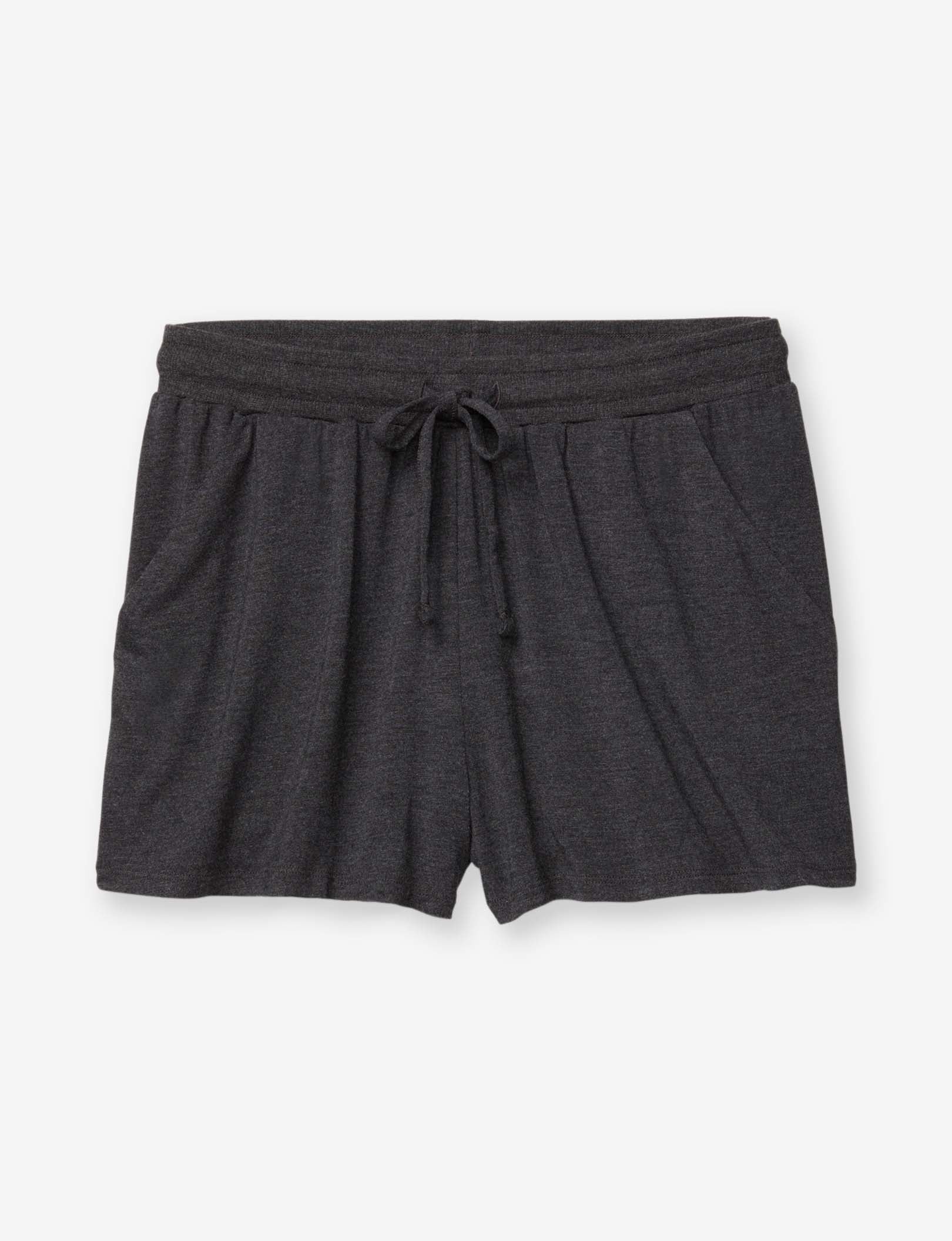 Women's Lounge Short::Charcoal Heather