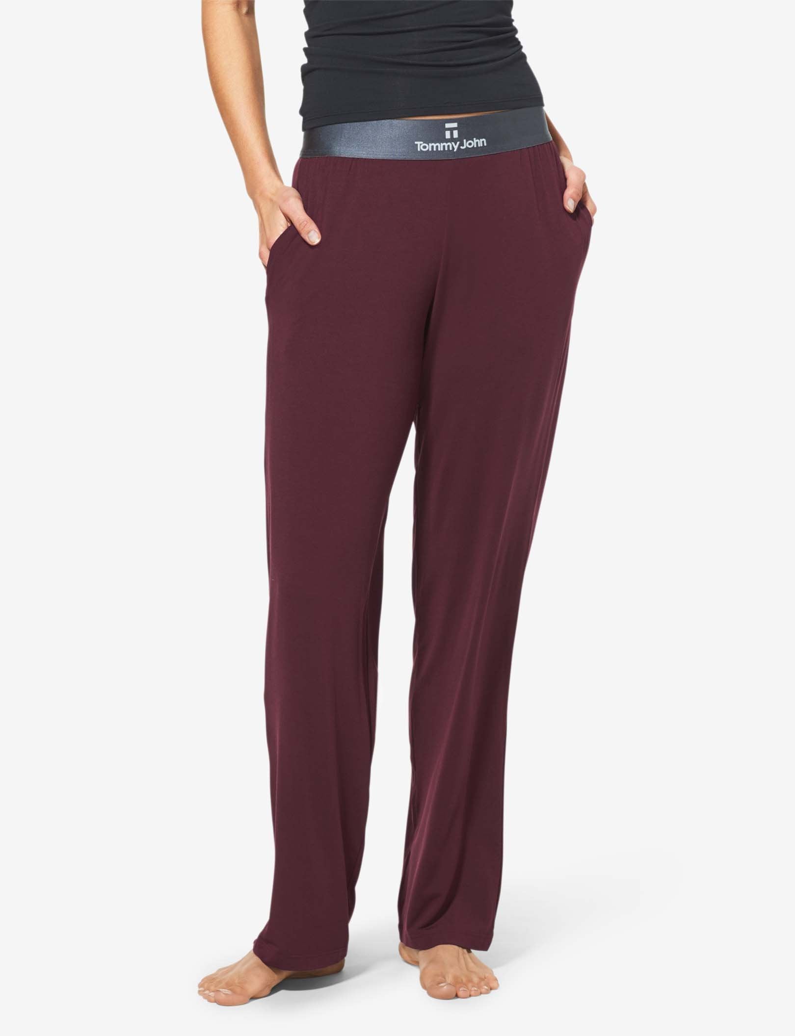 Women's Second Skin Sleep Pant::Winetasting