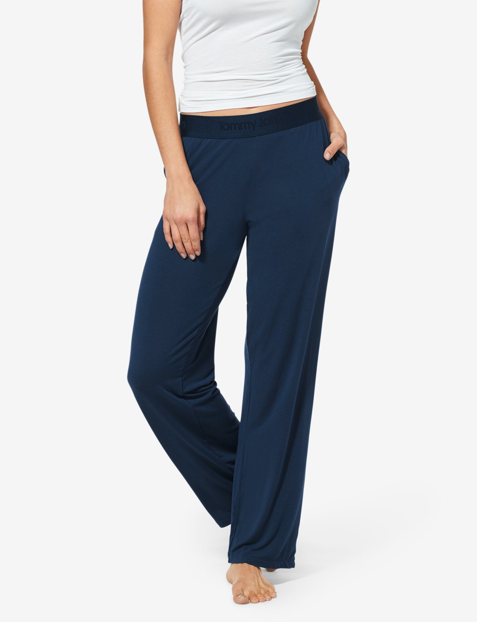Women's Second Skin Sleep Pant::Dress Blues