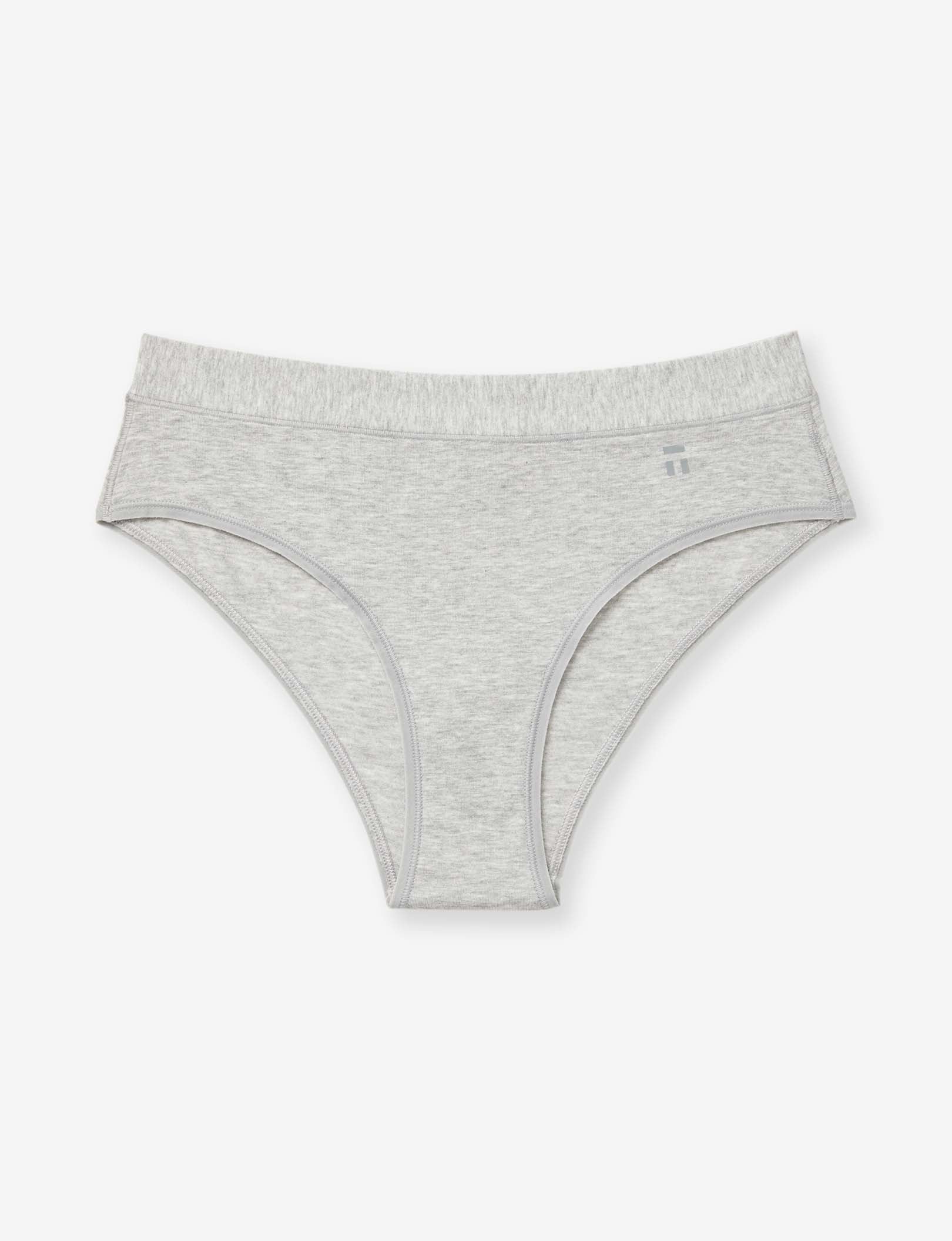 Women's Cool Cotton Cheeky::Heather Grey