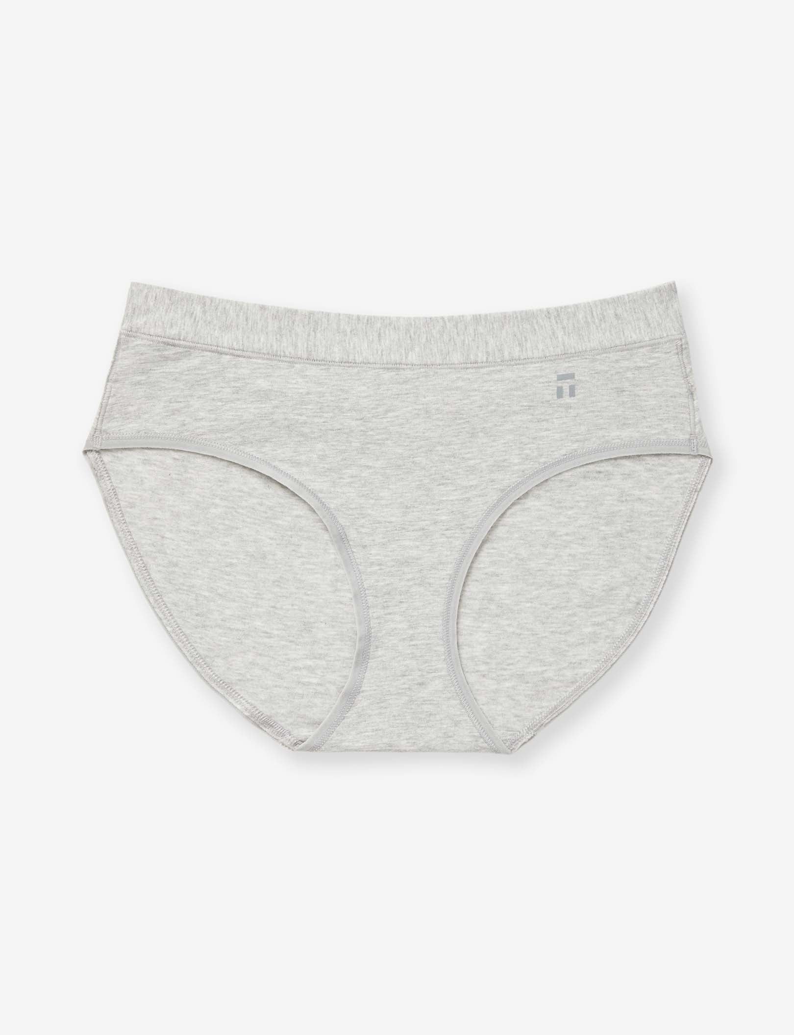 Women's Cool Cotton Brief::Heather Grey