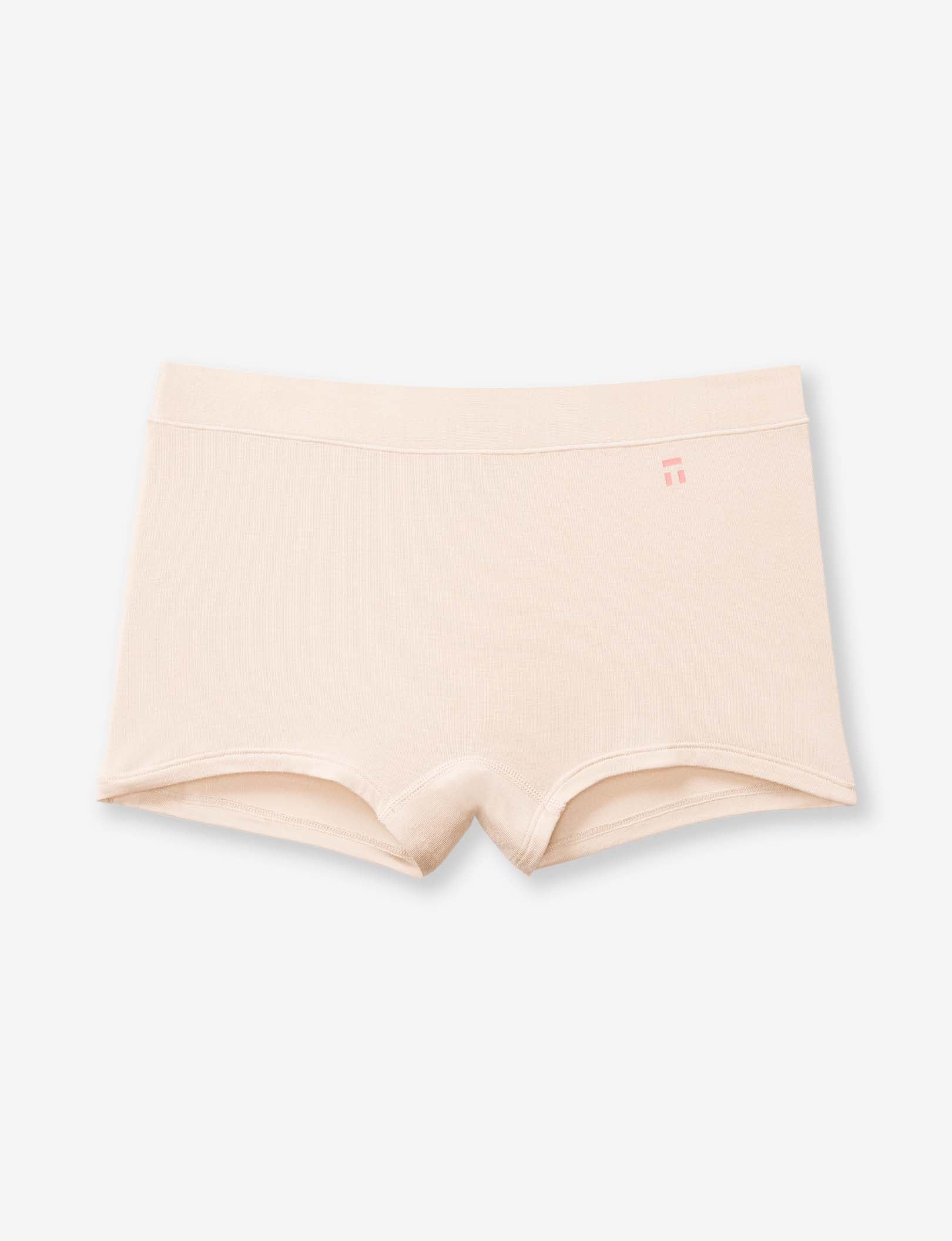 Women's Second Skin Boyshort::Soft Pink