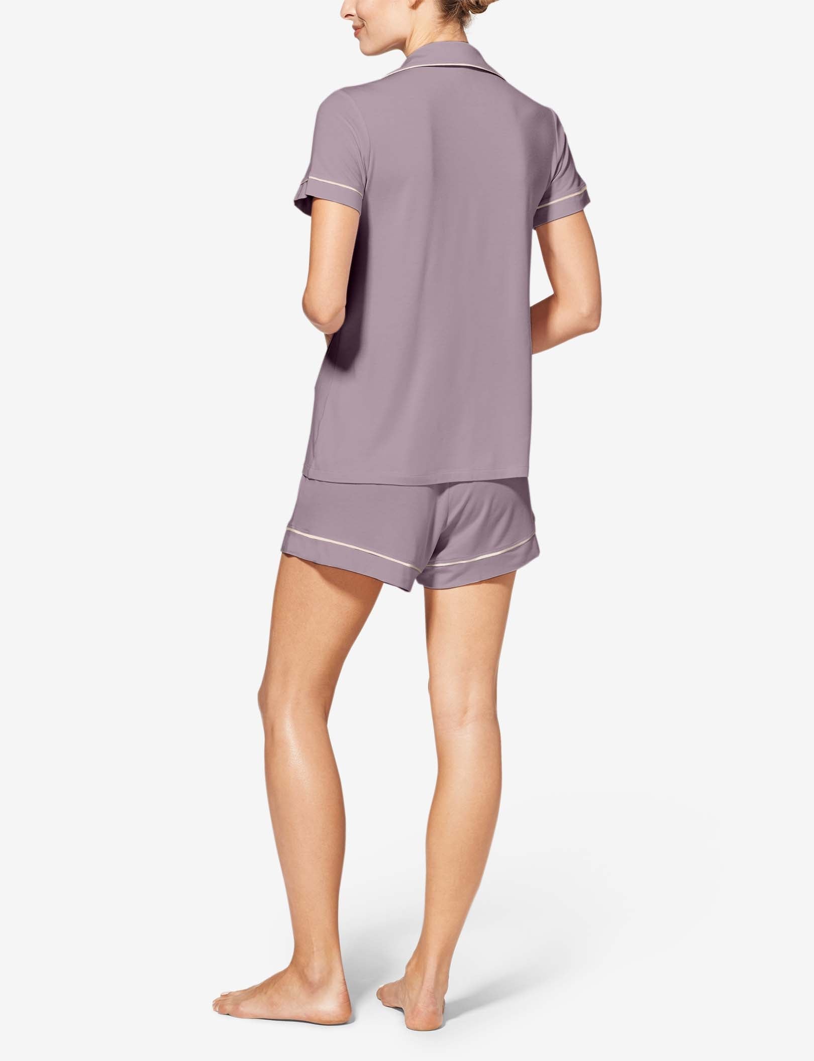 Women's Pajama Short Sleeve Top::Gray Ridge