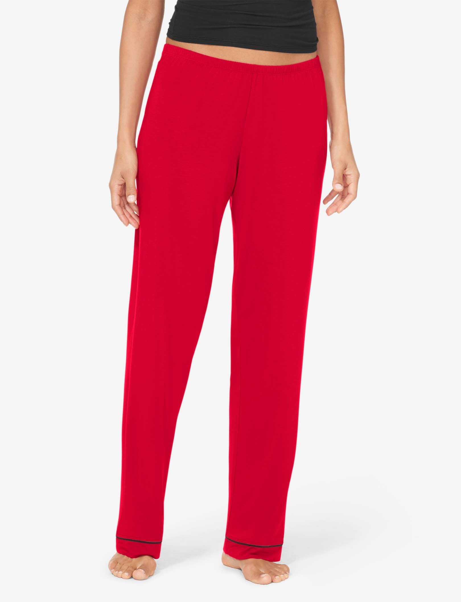 Women's Pajama Pant::Haute Red