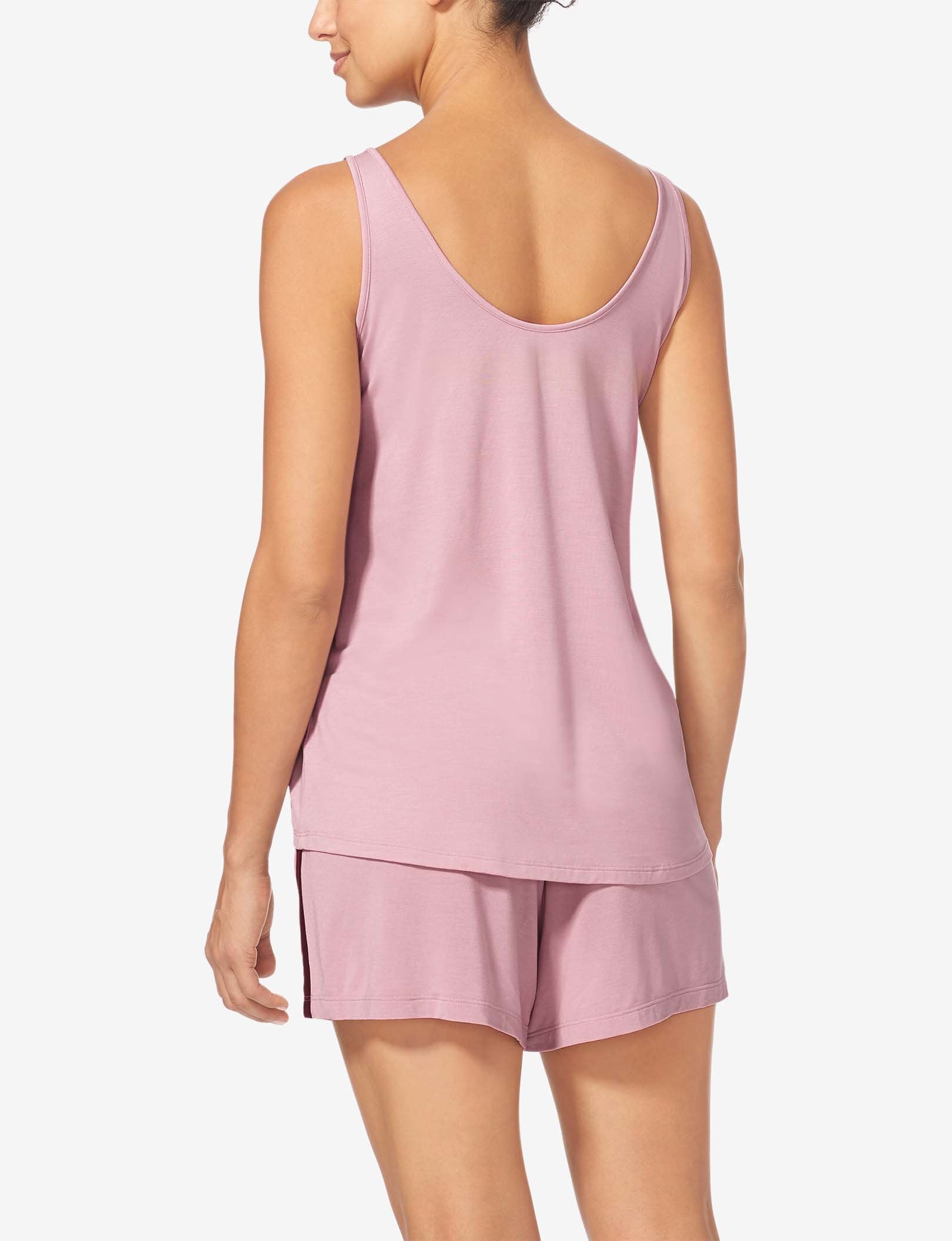 Women's Second Skin Sleep Tank::Mauve Shadows