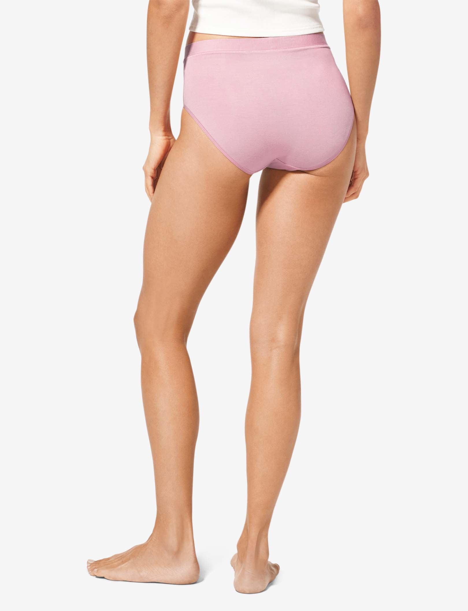 Women's Second Skin High Rise Brief::Mauve Shadows