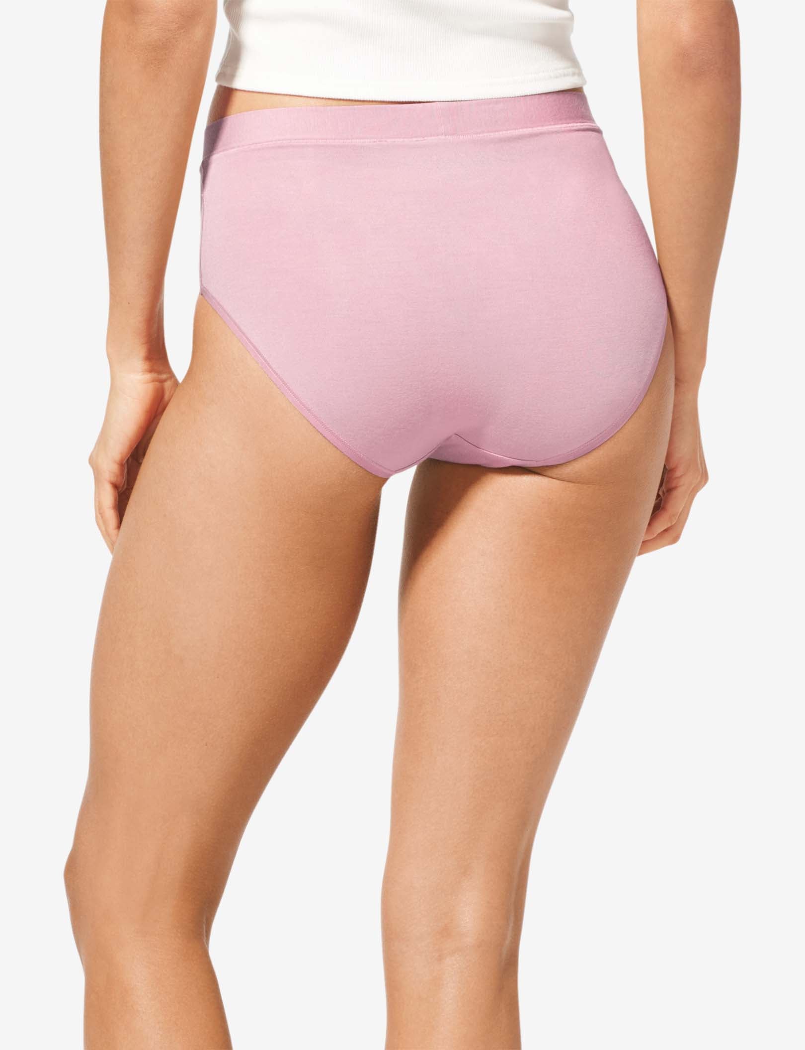 Women's Second Skin High Rise Brief::Mauve Shadows