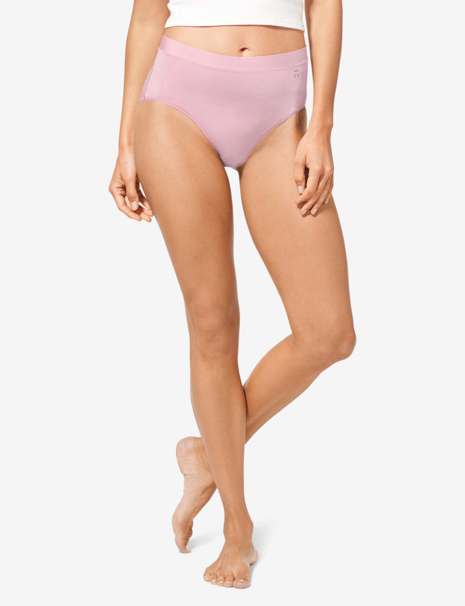 Women's Second Skin High Rise Brief::Mauve Shadows