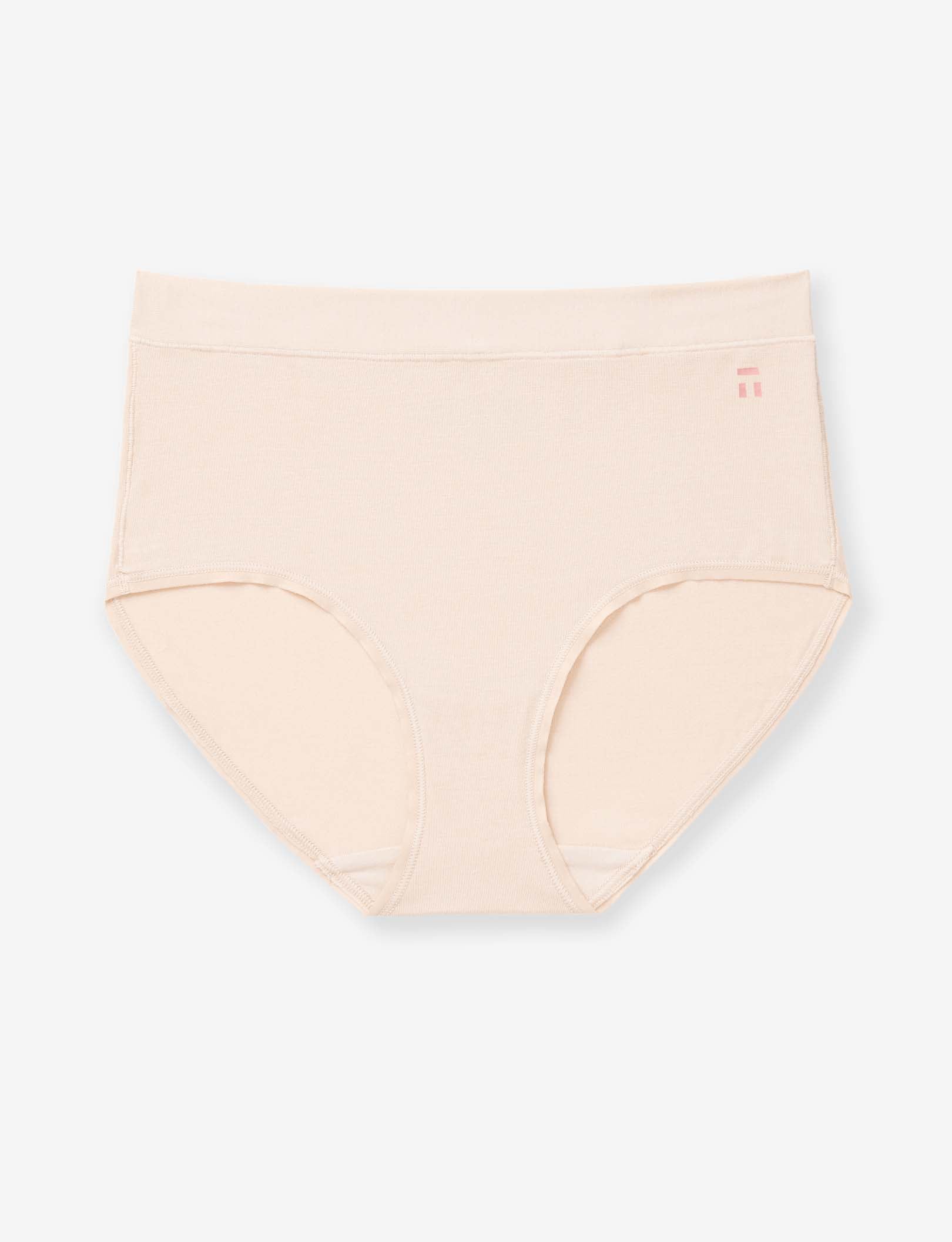 Women's Second Skin High Rise Brief::Soft Pink