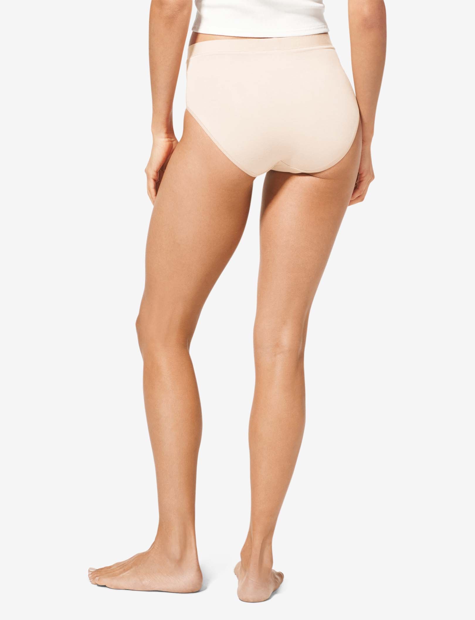 Women's Second Skin High Rise Brief::Soft Pink