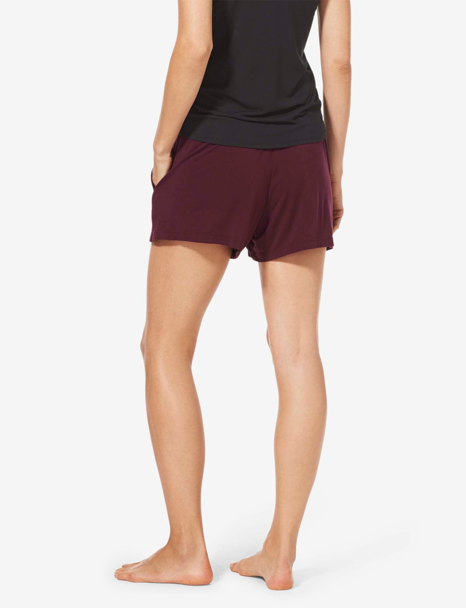Women's Second Skin Sleep Short::Winetasting