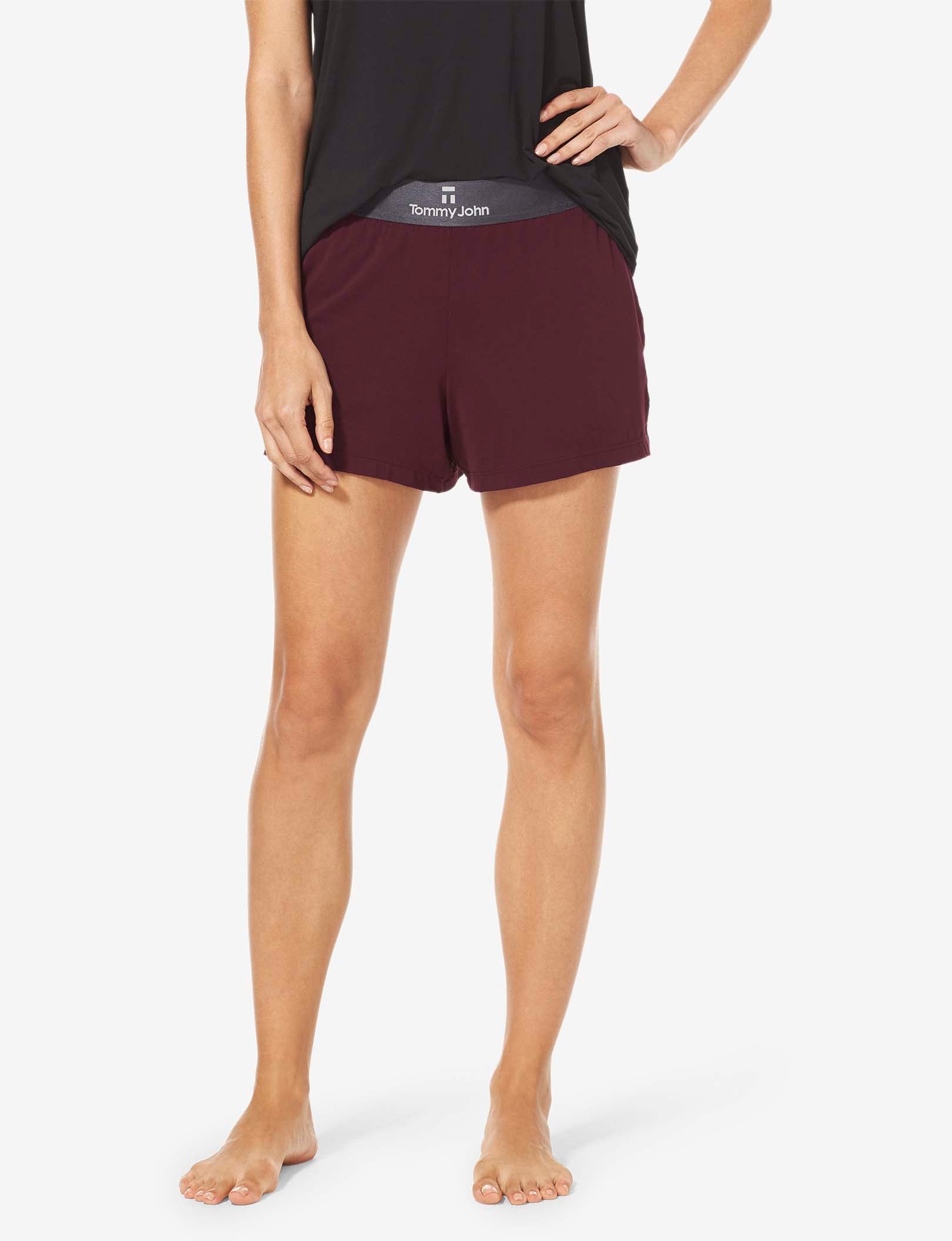 Women's Second Skin Sleep Short::Winetasting