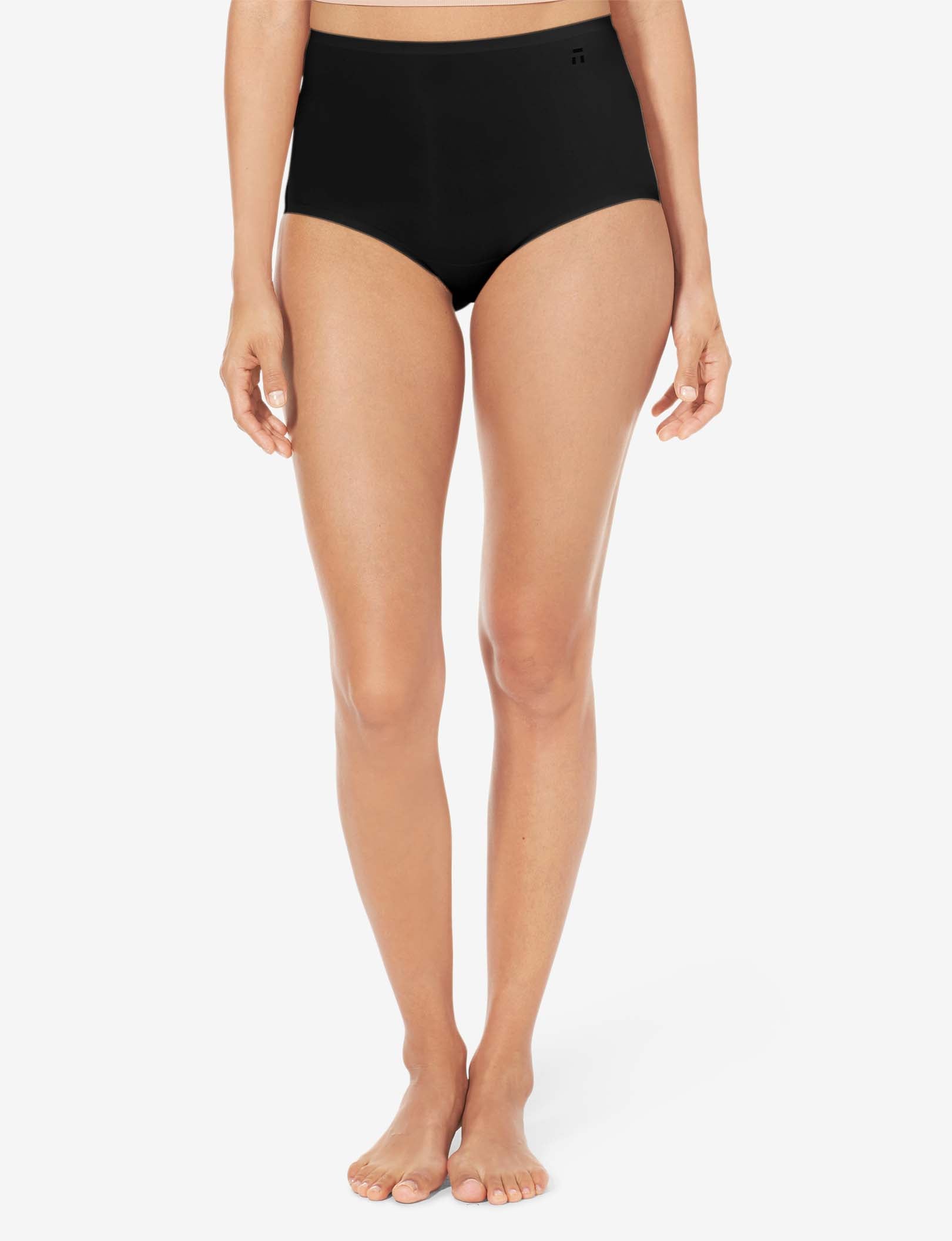 Women's Air Invisibles™ High Rise Brief::Black