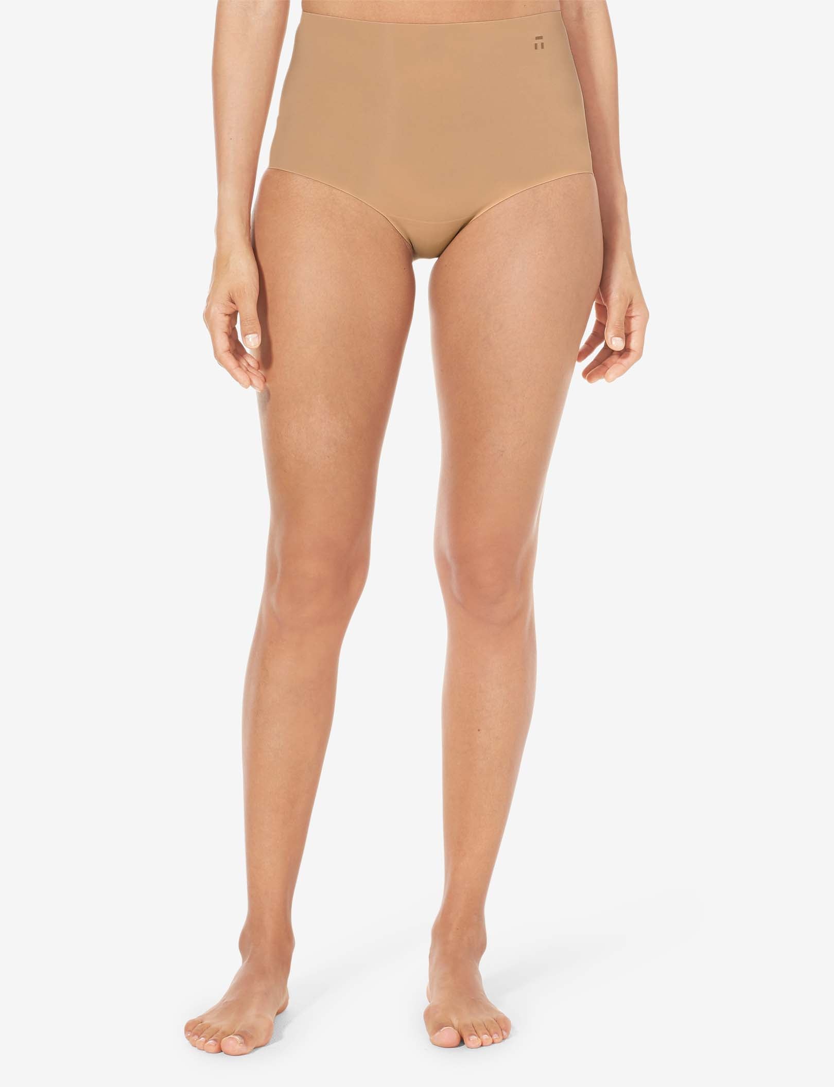 Women's Air Invisibles™ High Rise Brief::Maple Sugar
