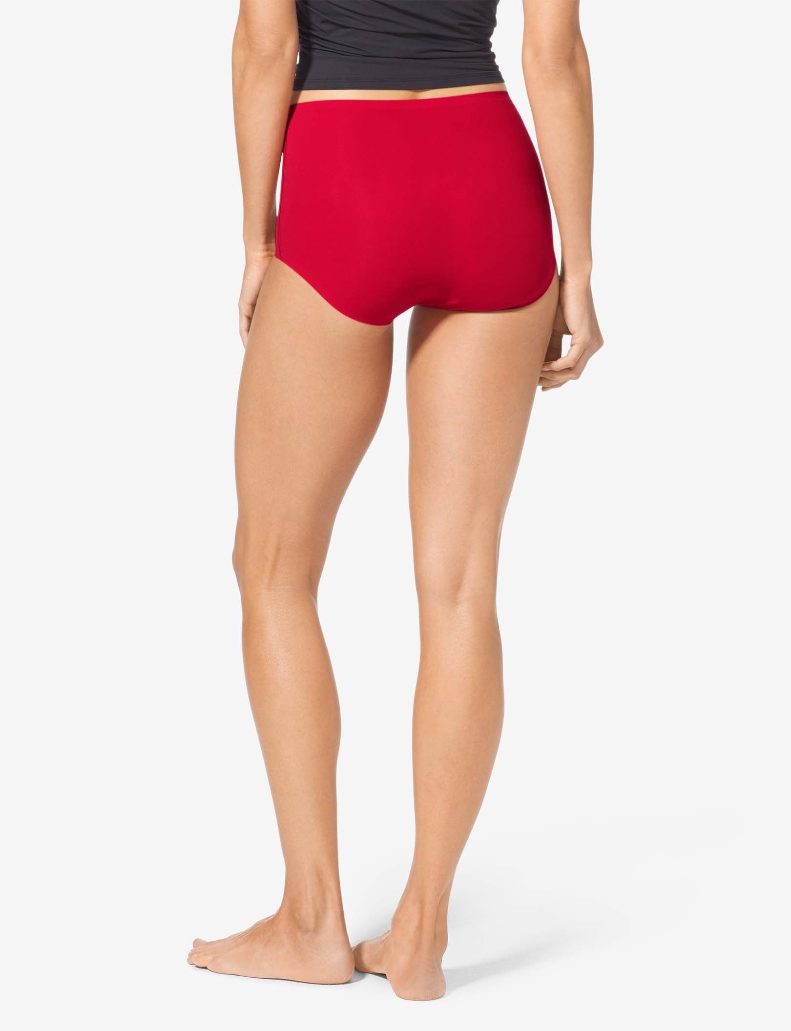 Women's Air Invisibles™ High Rise Brief::Haute Red