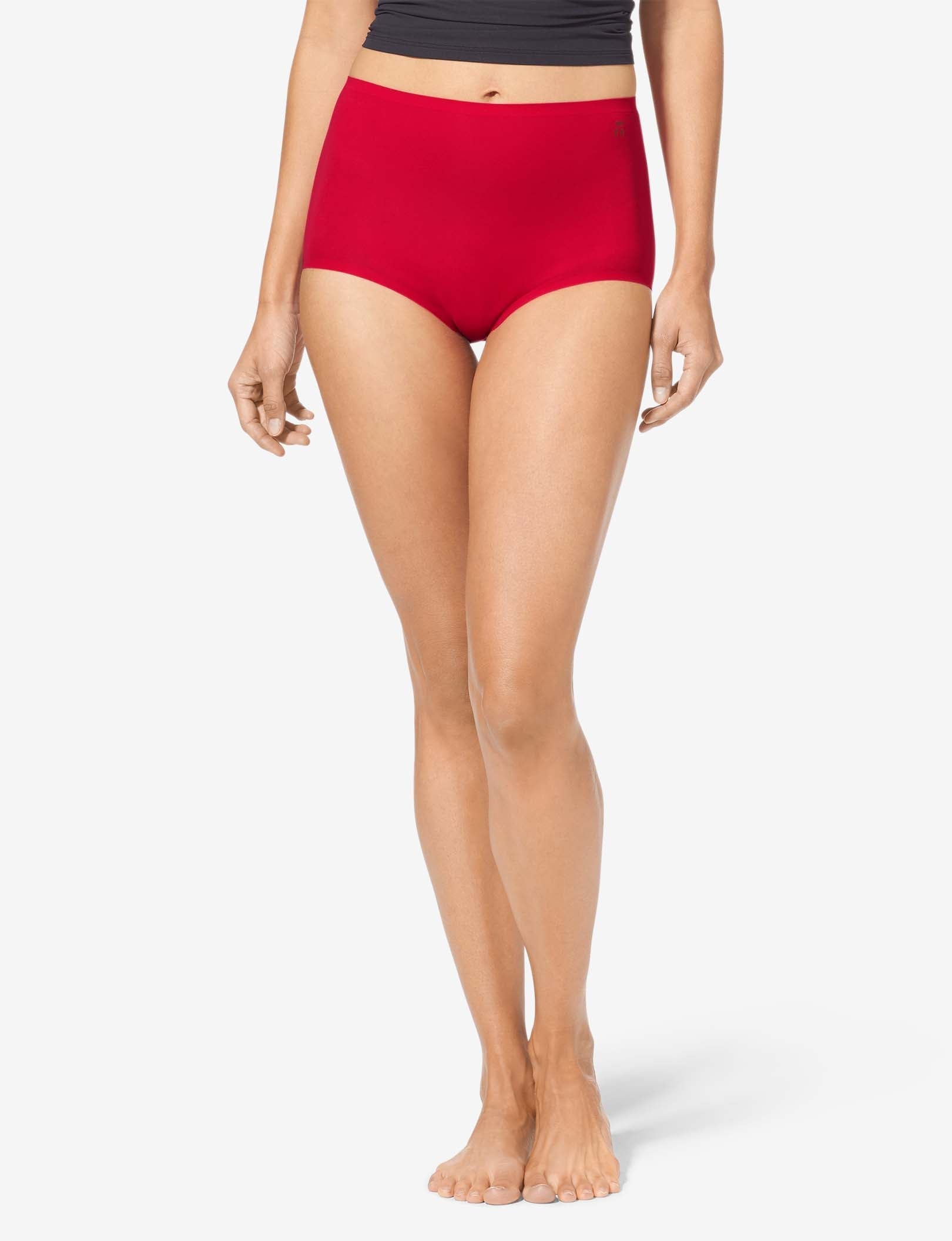 Women's Air Invisibles™ High Rise Brief::Haute Red