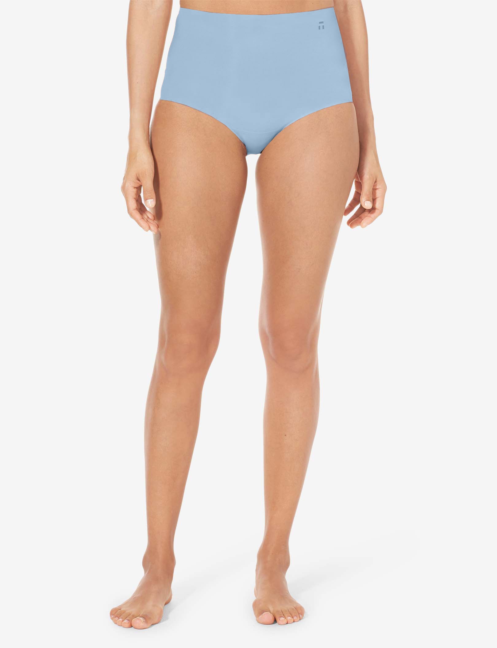 Women's Air Invisibles™ High Rise Brief::Faded Denim