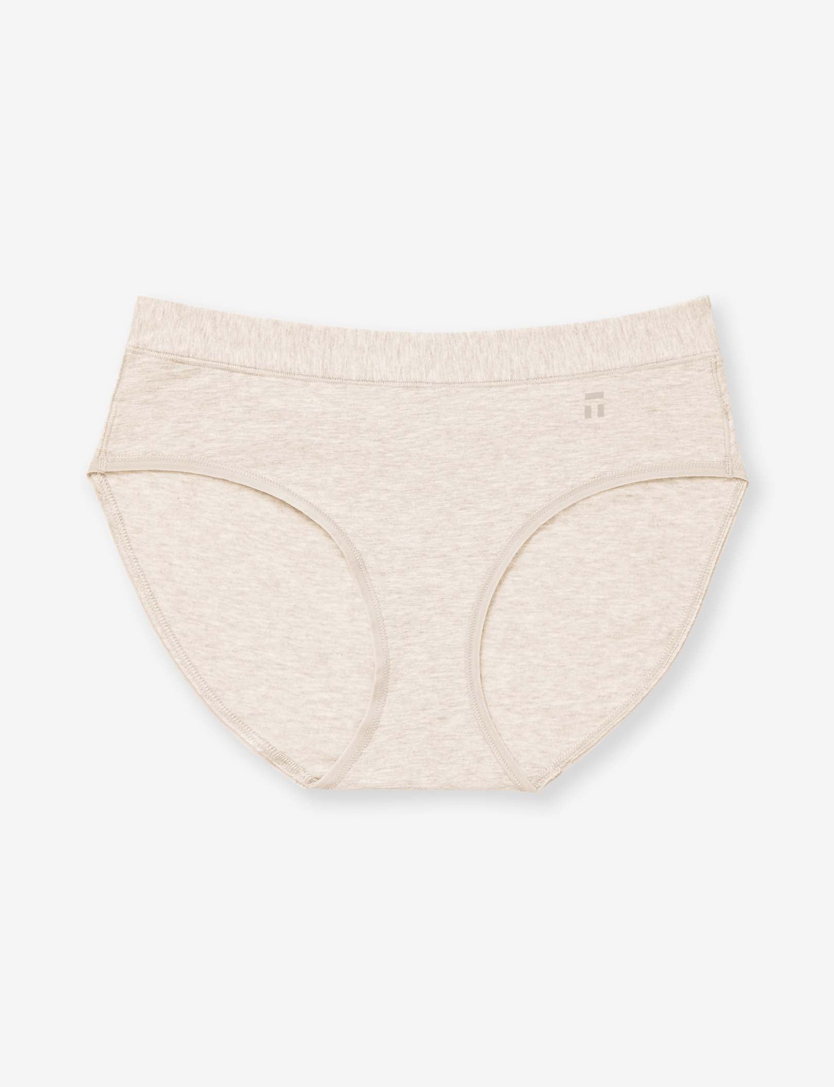 Women's Cool Cotton Brief::Oatmeal Heather