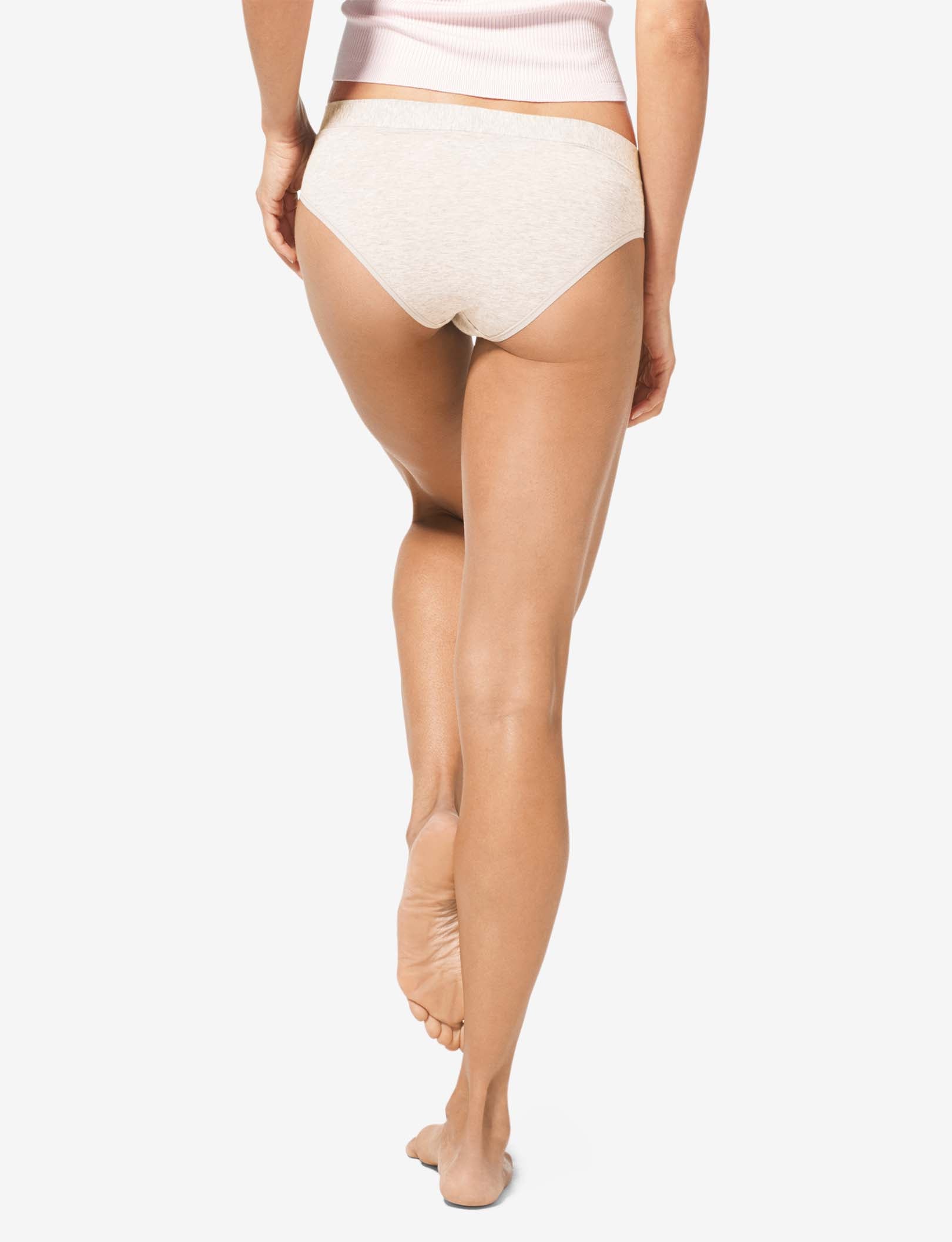 Women's Cool Cotton Cheeky::Oatmeal Heather