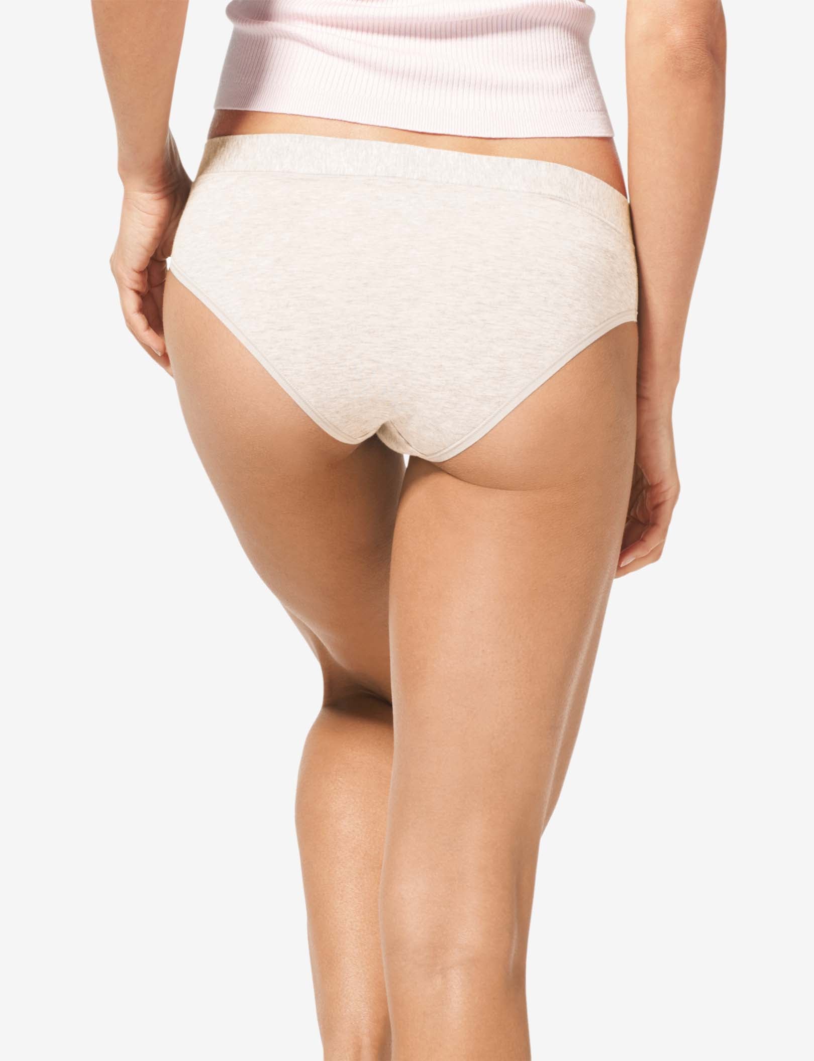 Women's Cool Cotton Cheeky::Oatmeal Heather