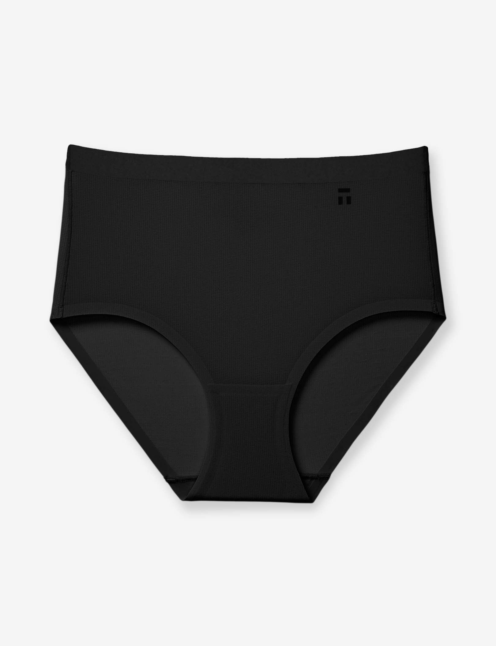 Women's Air High Rise Brief::Black