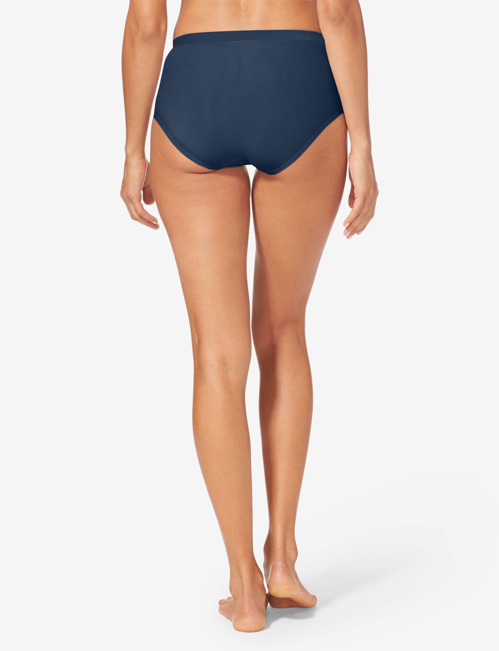 Women's Air High Rise Brief::Dress Blues