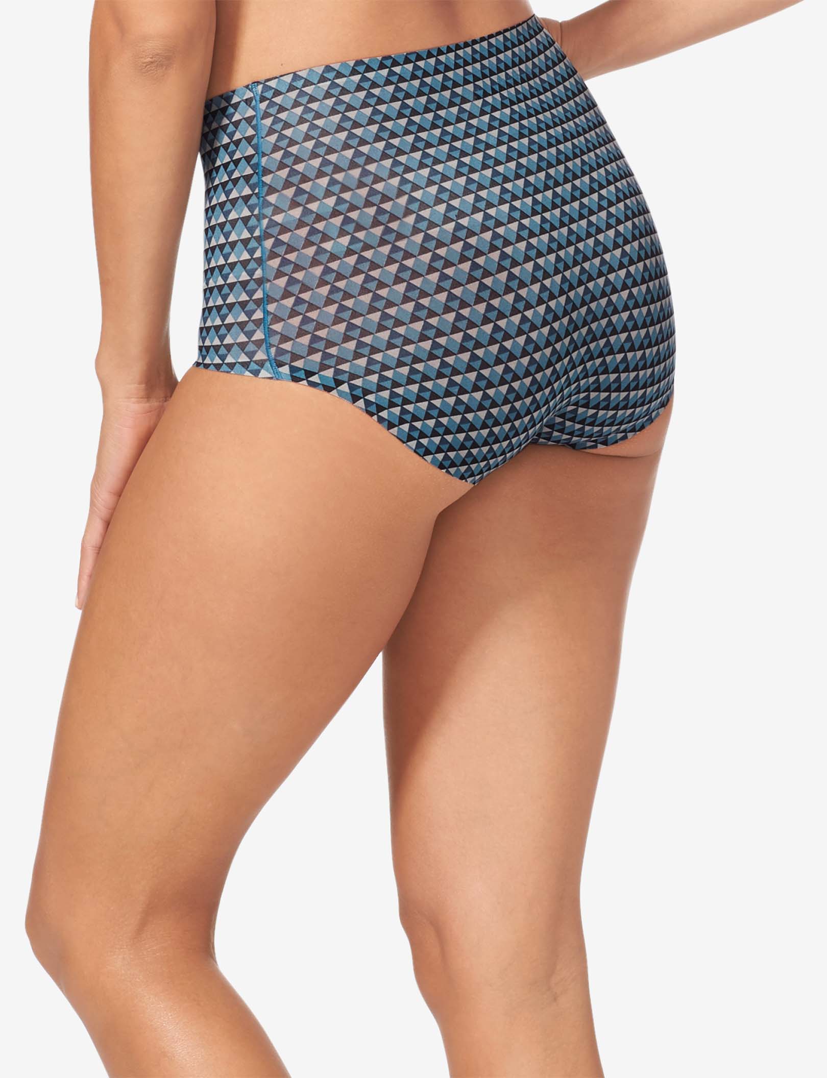 Women's Air Invisibles™ High Rise Brief::Stellar Triangle Geo