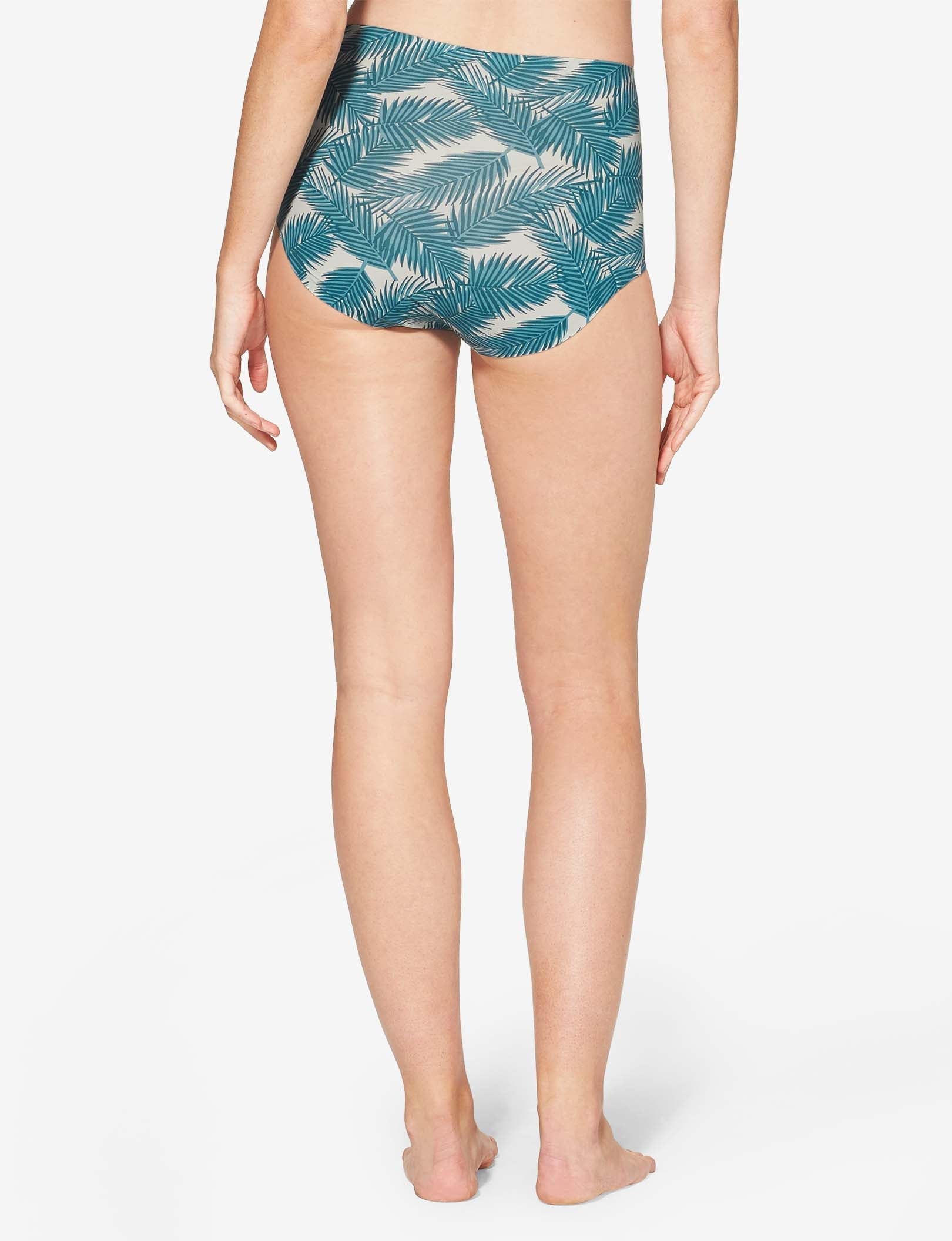 Women's Air Invisibles™ High Rise Brief::Palm Leaf Print