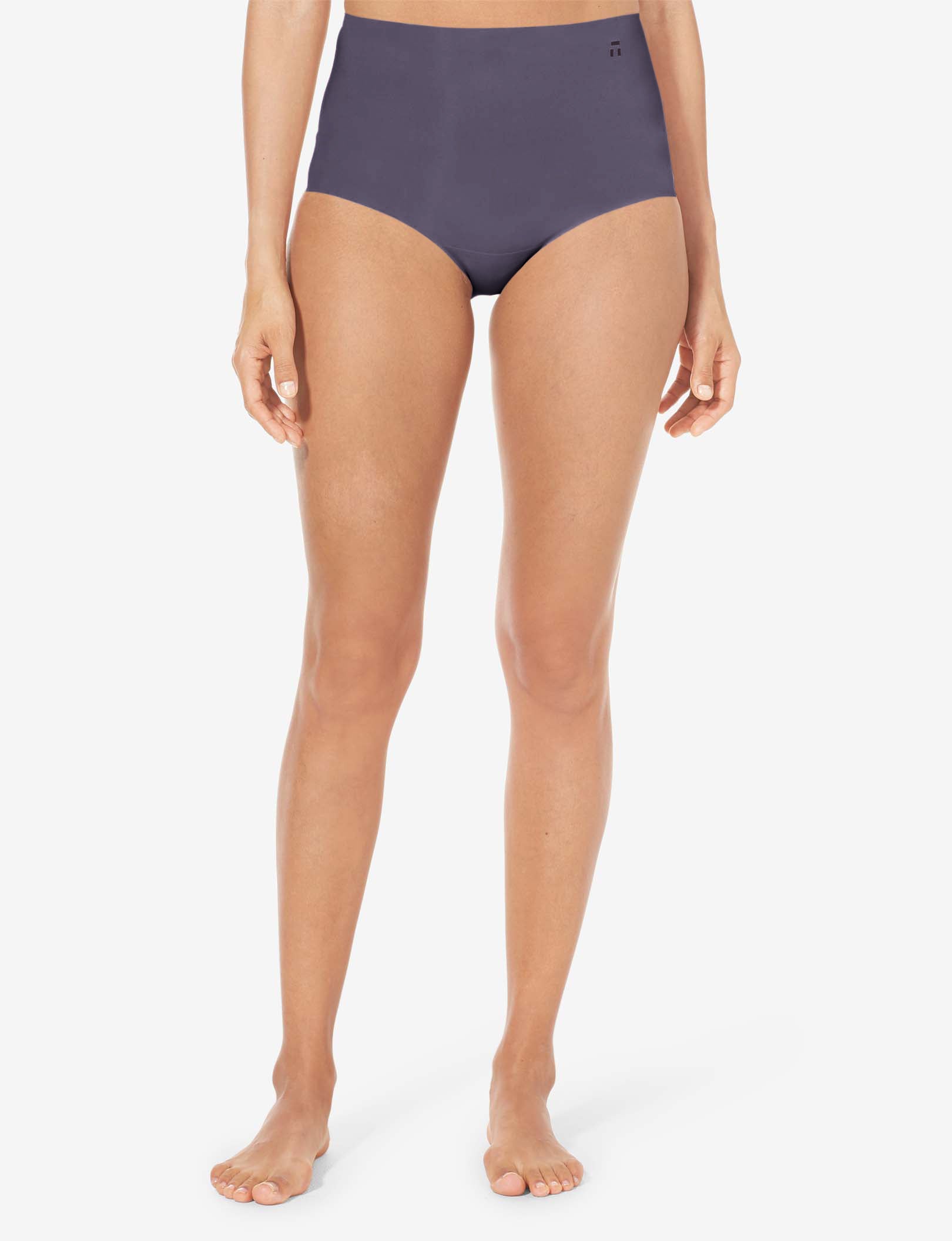 Women's Air Invisibles™ High Rise Brief::Graystone