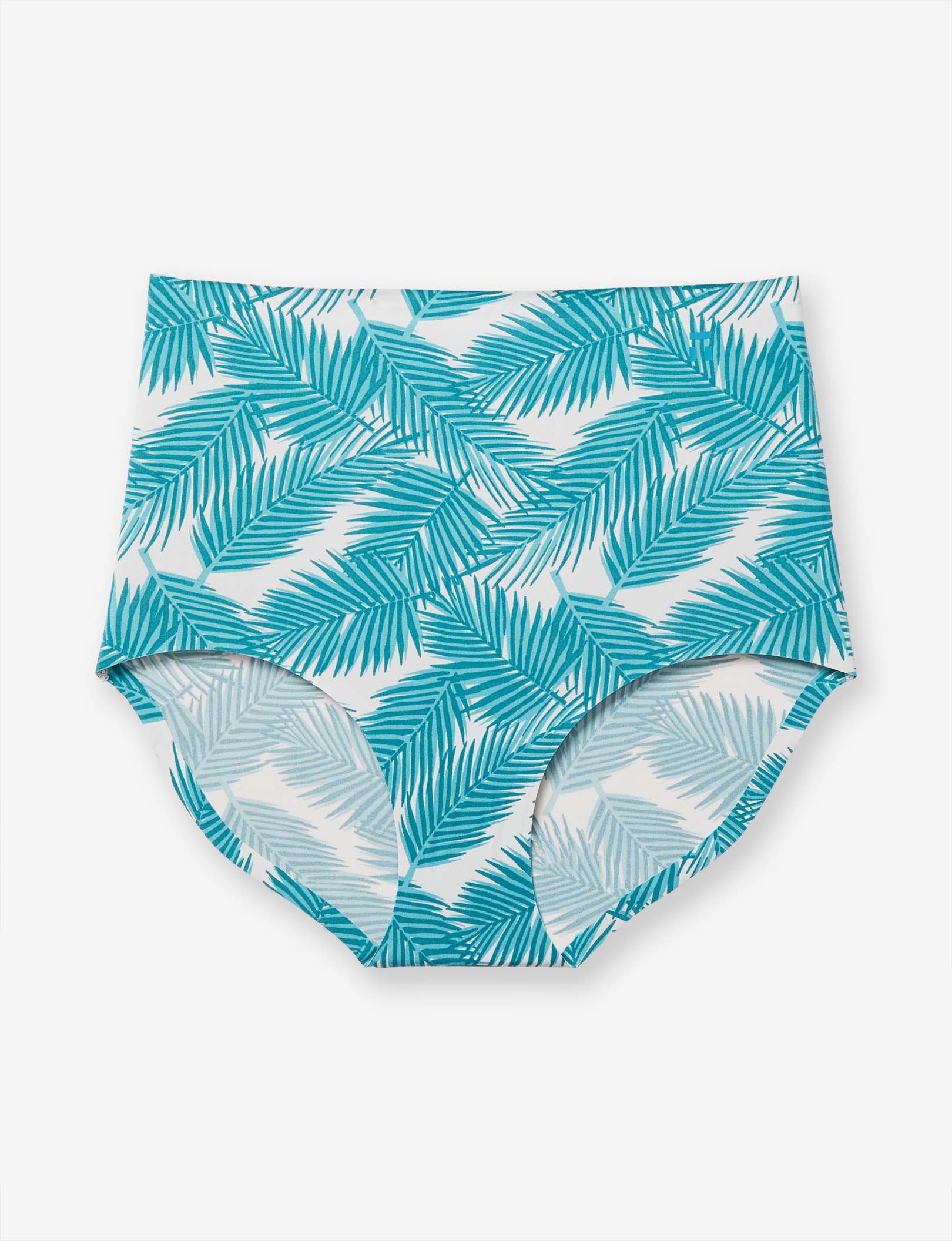 Women's Air Invisibles™ High Rise Brief::Palm Leaf Print
