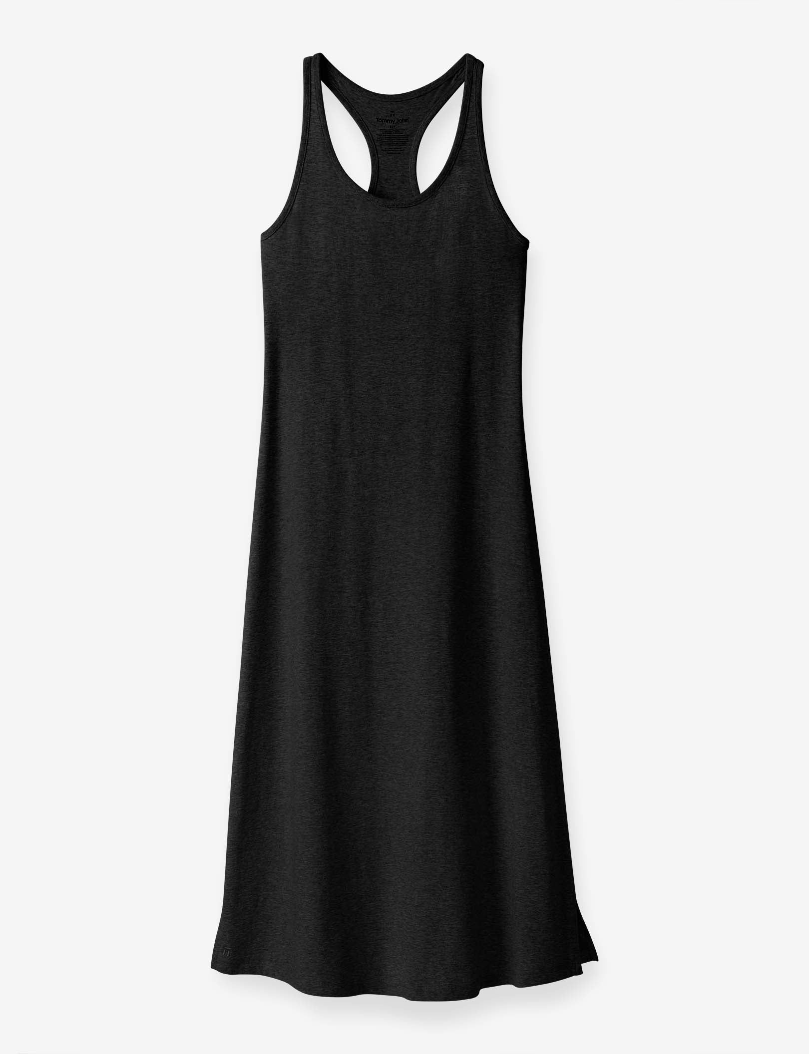 Women's Second Skin Racerback Dress::Black