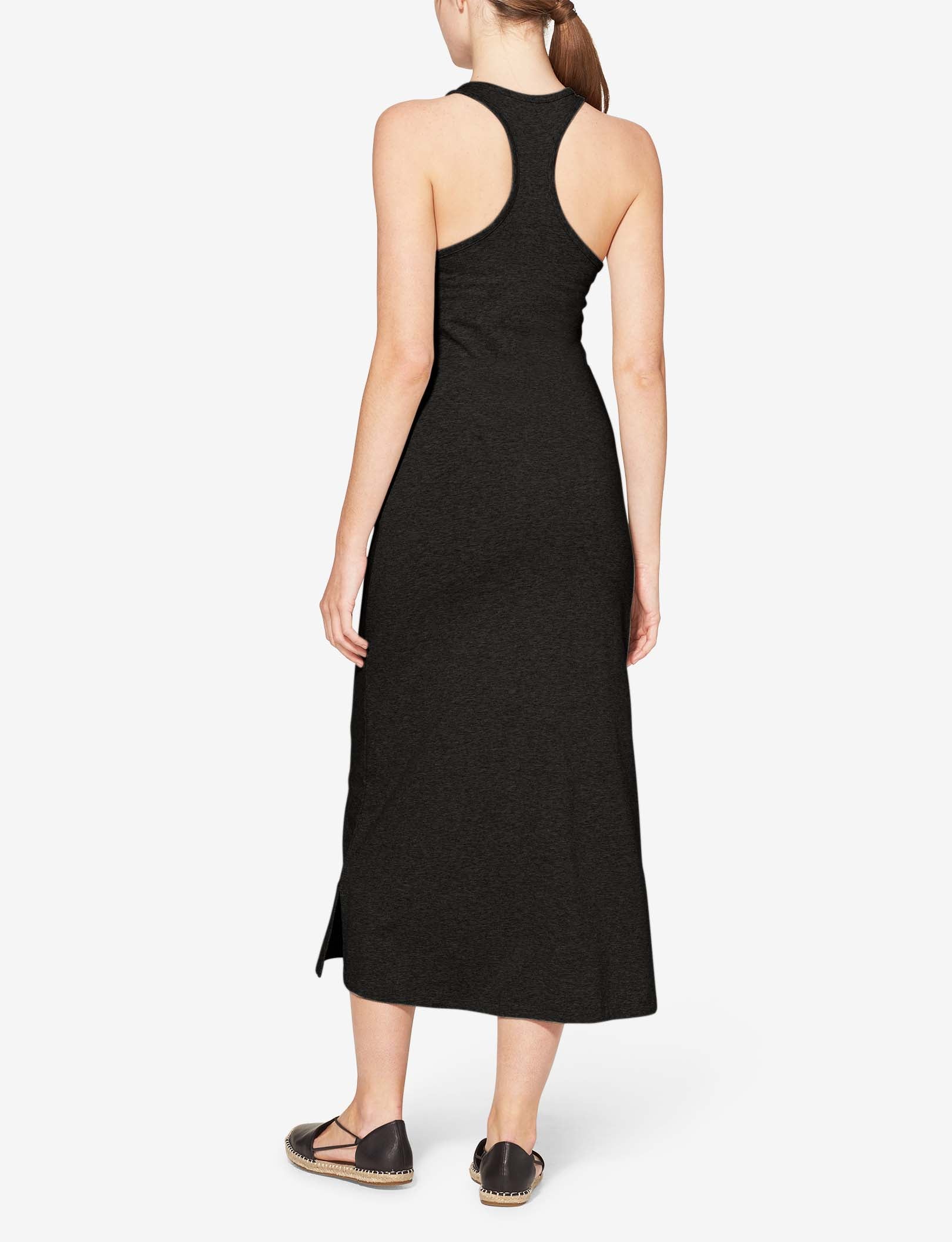 Women's Second Skin Racerback Dress::Black