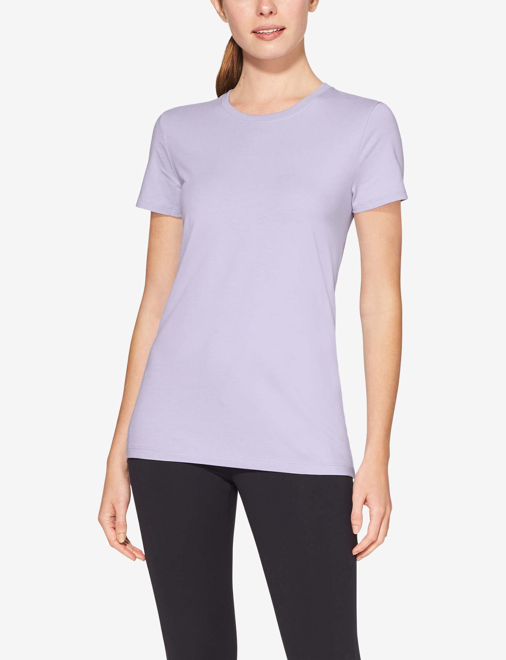 Women's Second Skin Crew Neck Tee::Cosmic Sky