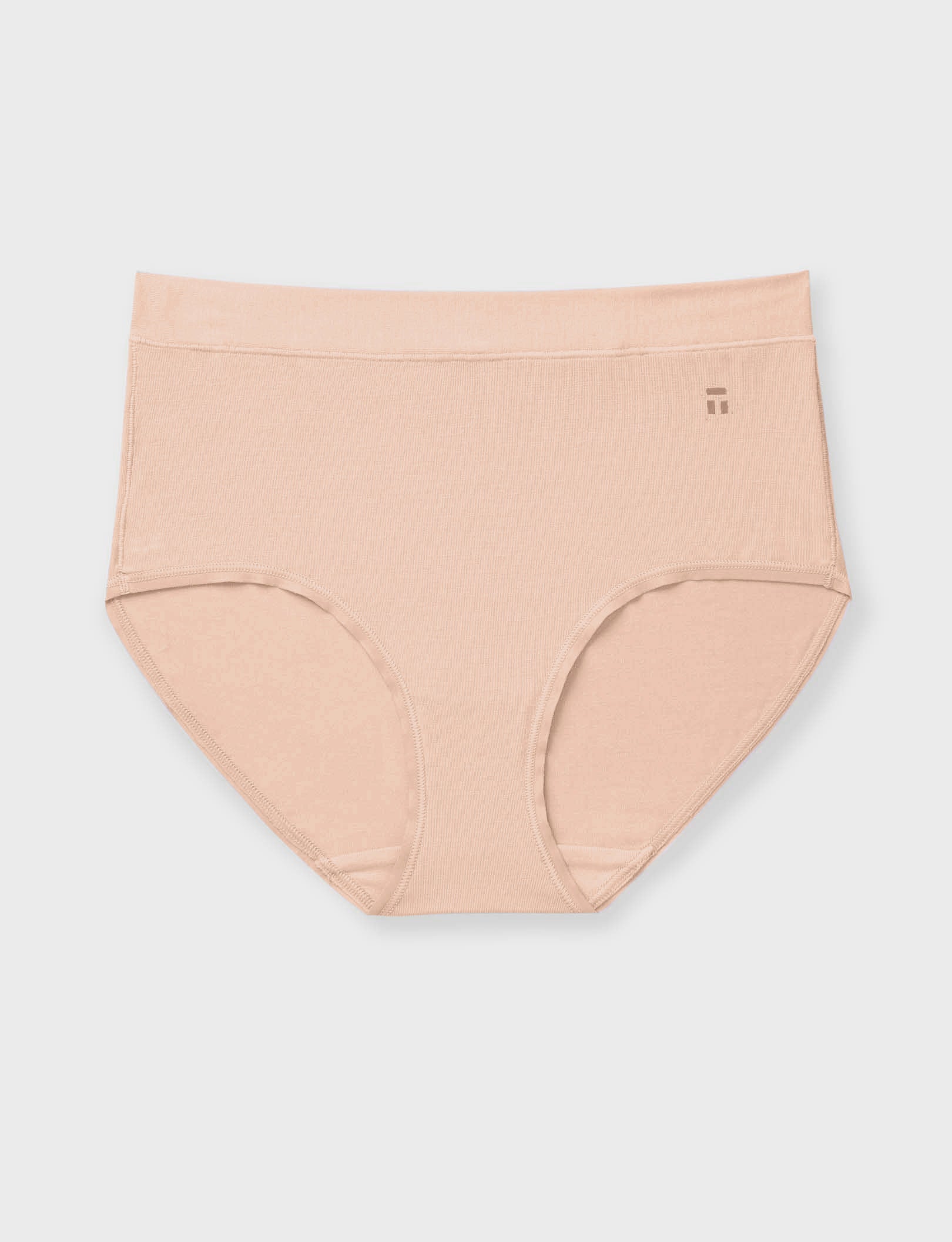 Women's Cool Cotton High Rise Brief::Maple Sugar