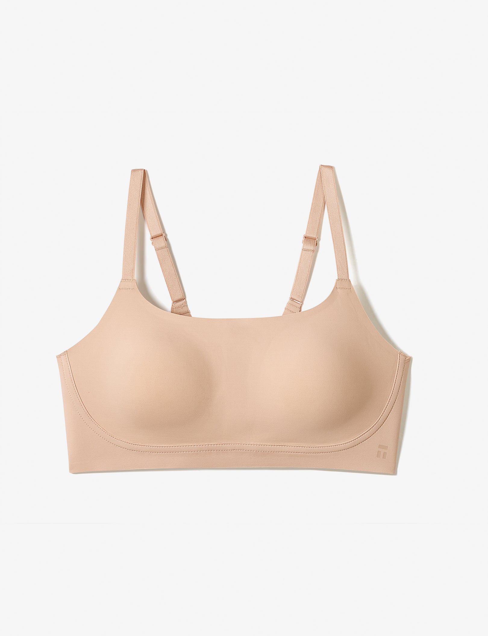 Women's Comfort Smoothing Scoop Bralette::Rugby Tan
