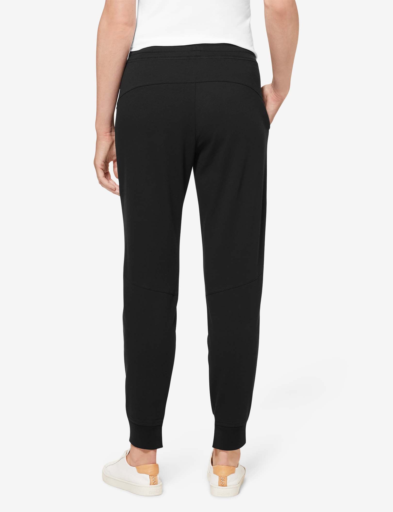 Women's Luxe French Terry Jogger::Black Onyx