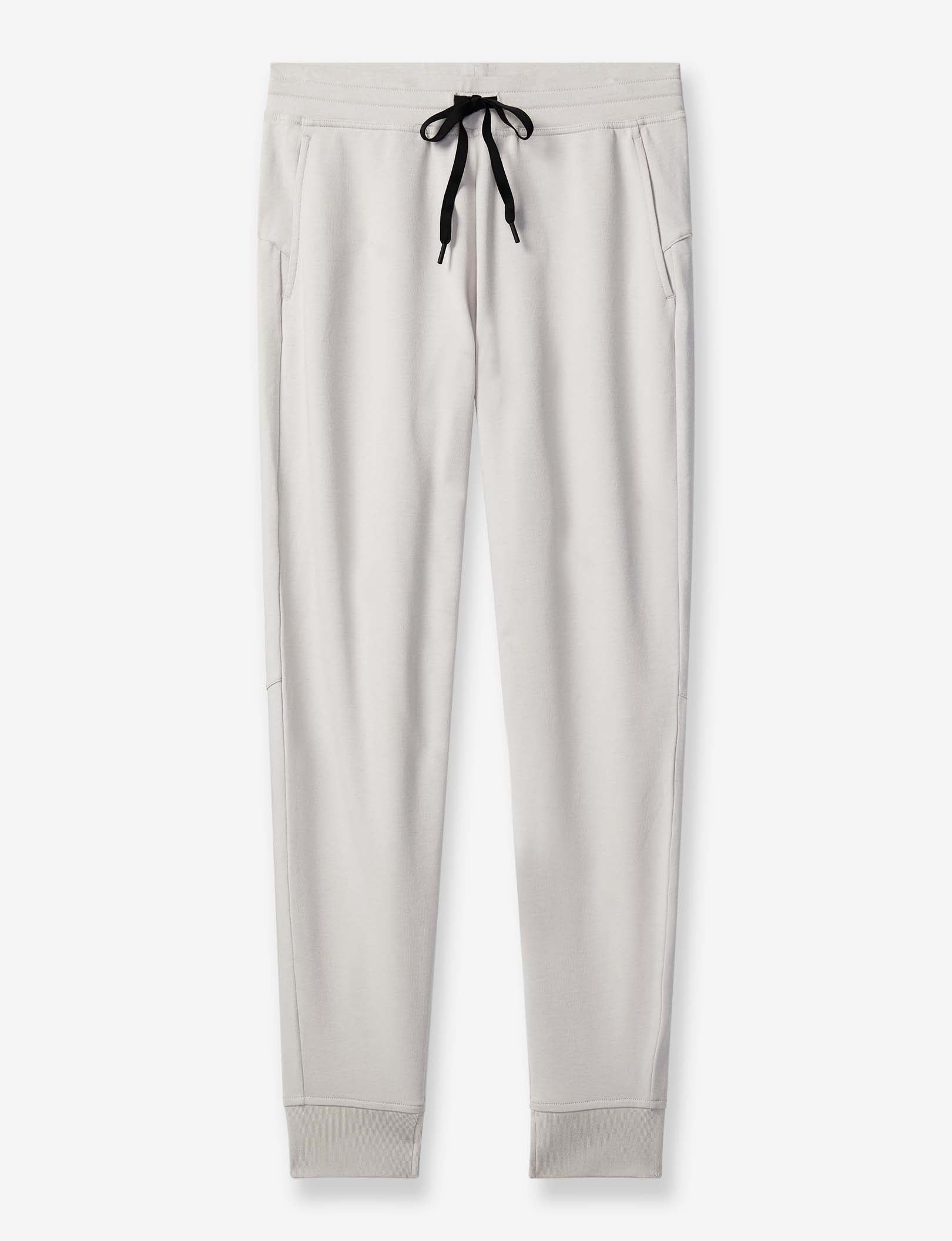 Women's Luxe French Terry Jogger::Silver Gray