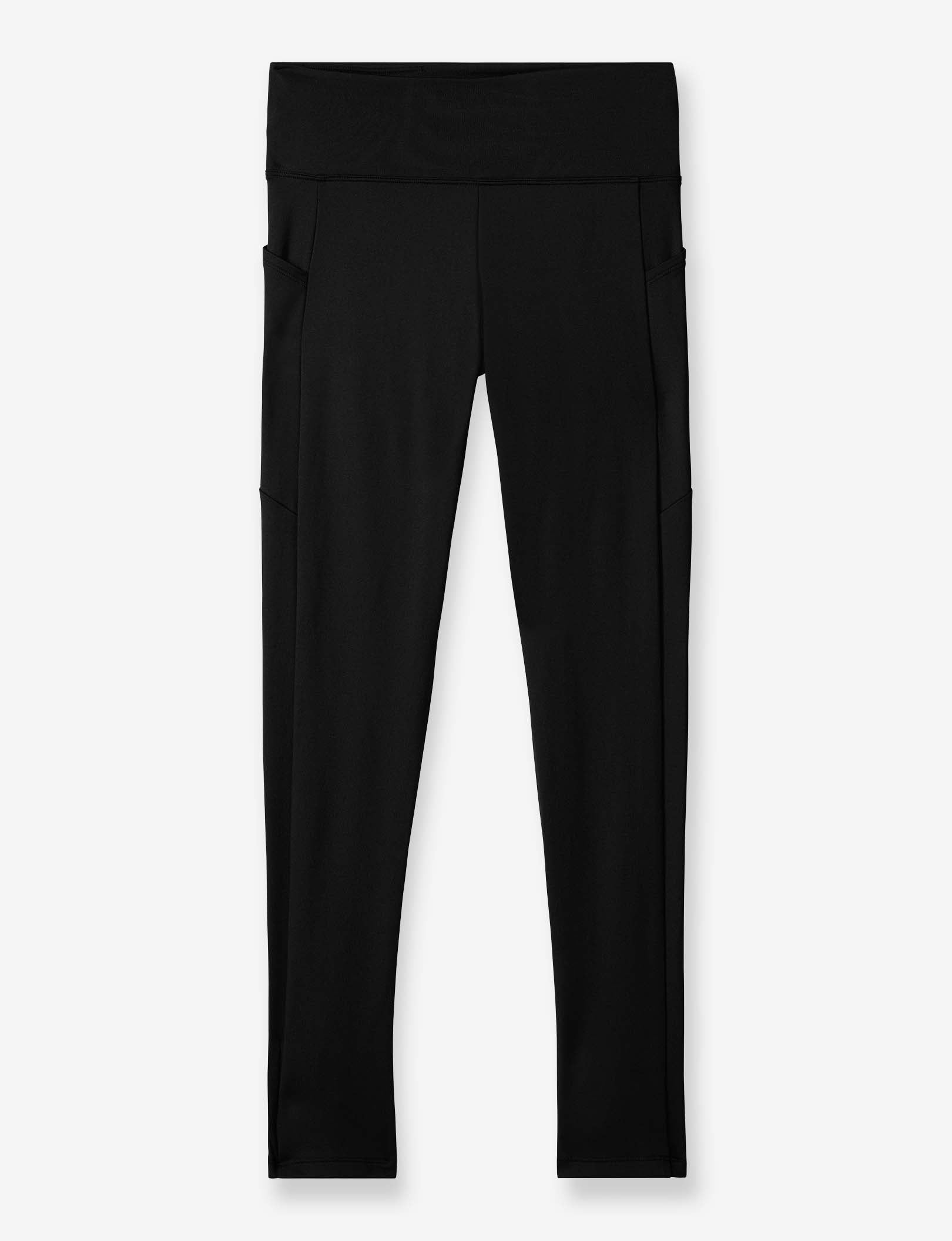 Women's Go Anywhere® Fleece Lined Brushed Legging::Black